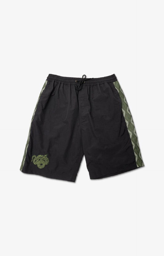 Pass~Port Coiled RPET Casual Short, Black