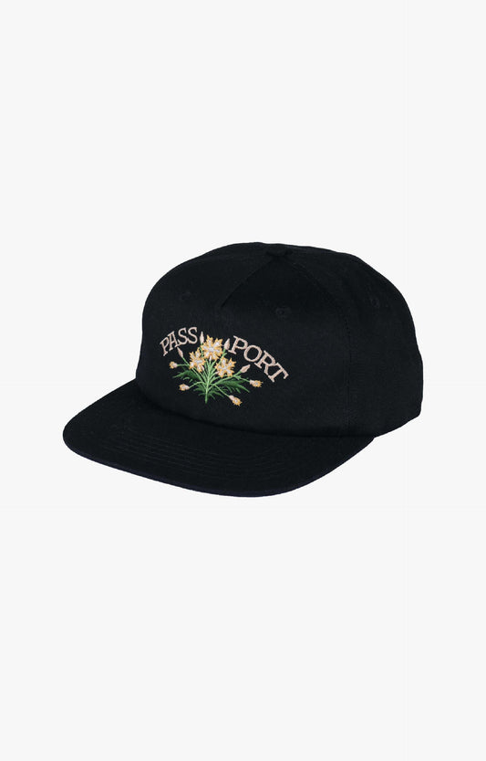 Pass~Port Bloom Workers Cap Headwear, Black
