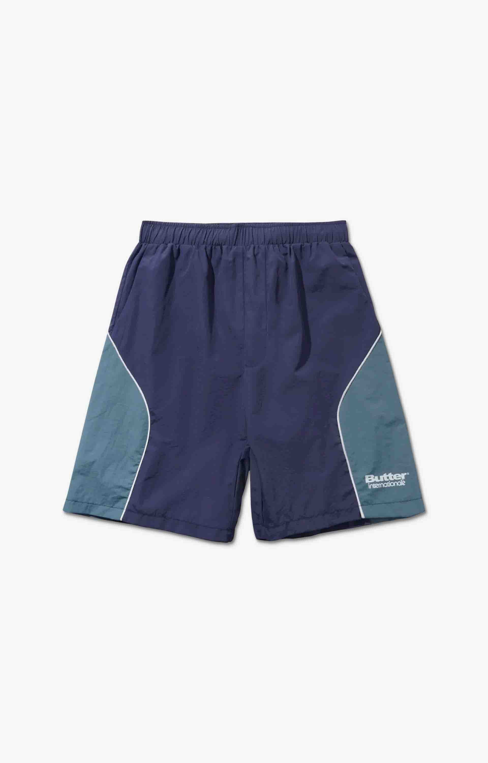 Butter Goods Track Shorts, Navy
