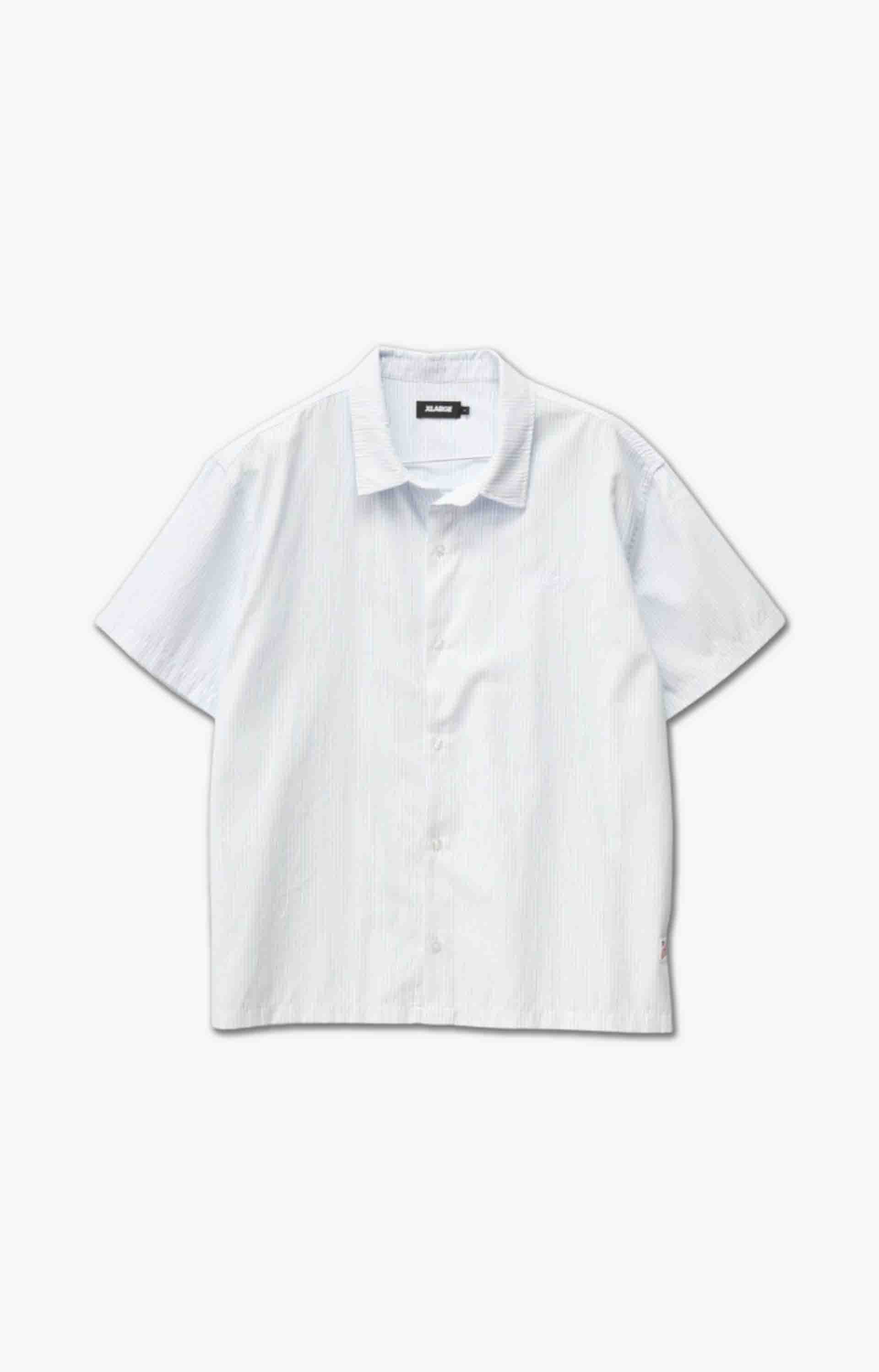 Xlarge Oxford Script Shirt, Dusty Navy Stripe