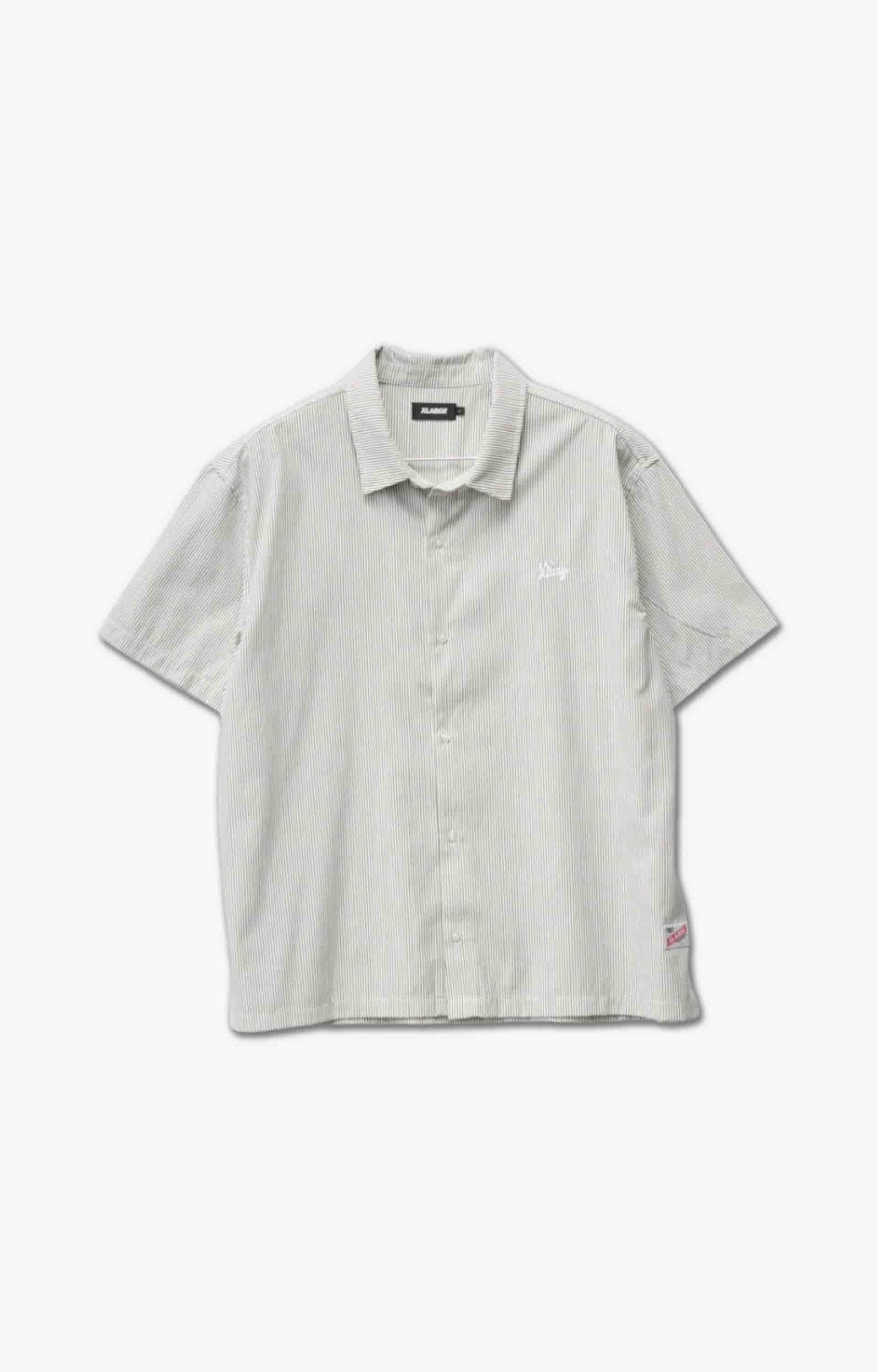 Xlarge Oxford Script Shirt, Black White Stripe