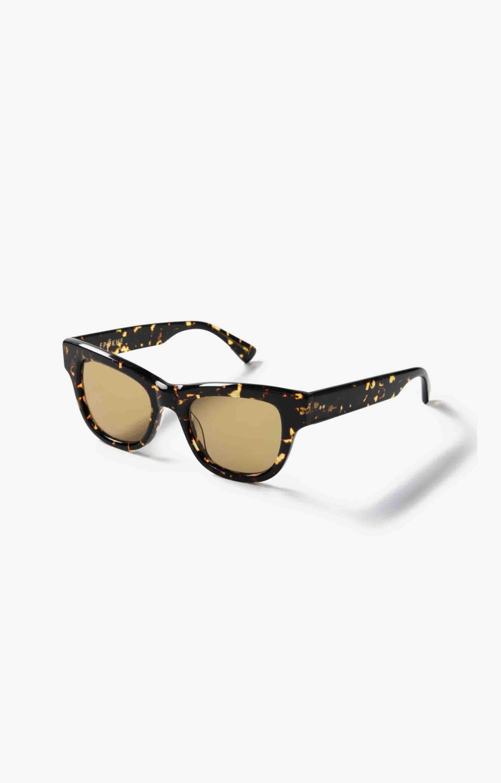 Epokhe Brut Sunglasses, Crystal Dark Tortoise Polished/Amber