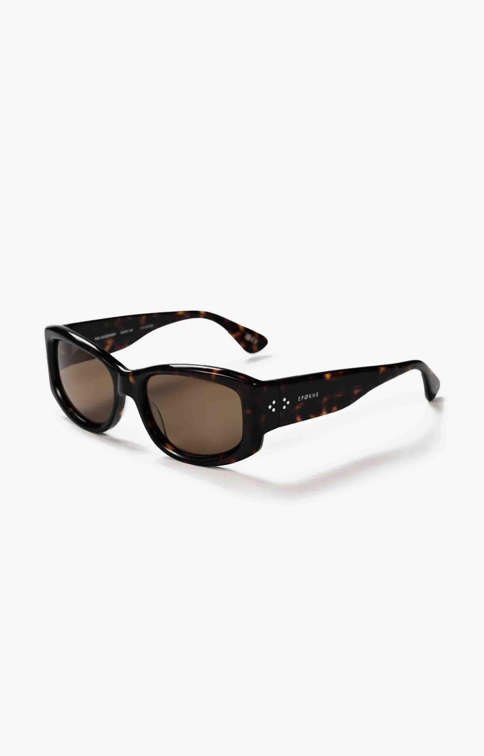 Epokhe Ember Sunglasses, Dark Tortoise Polished/Brown Polarised