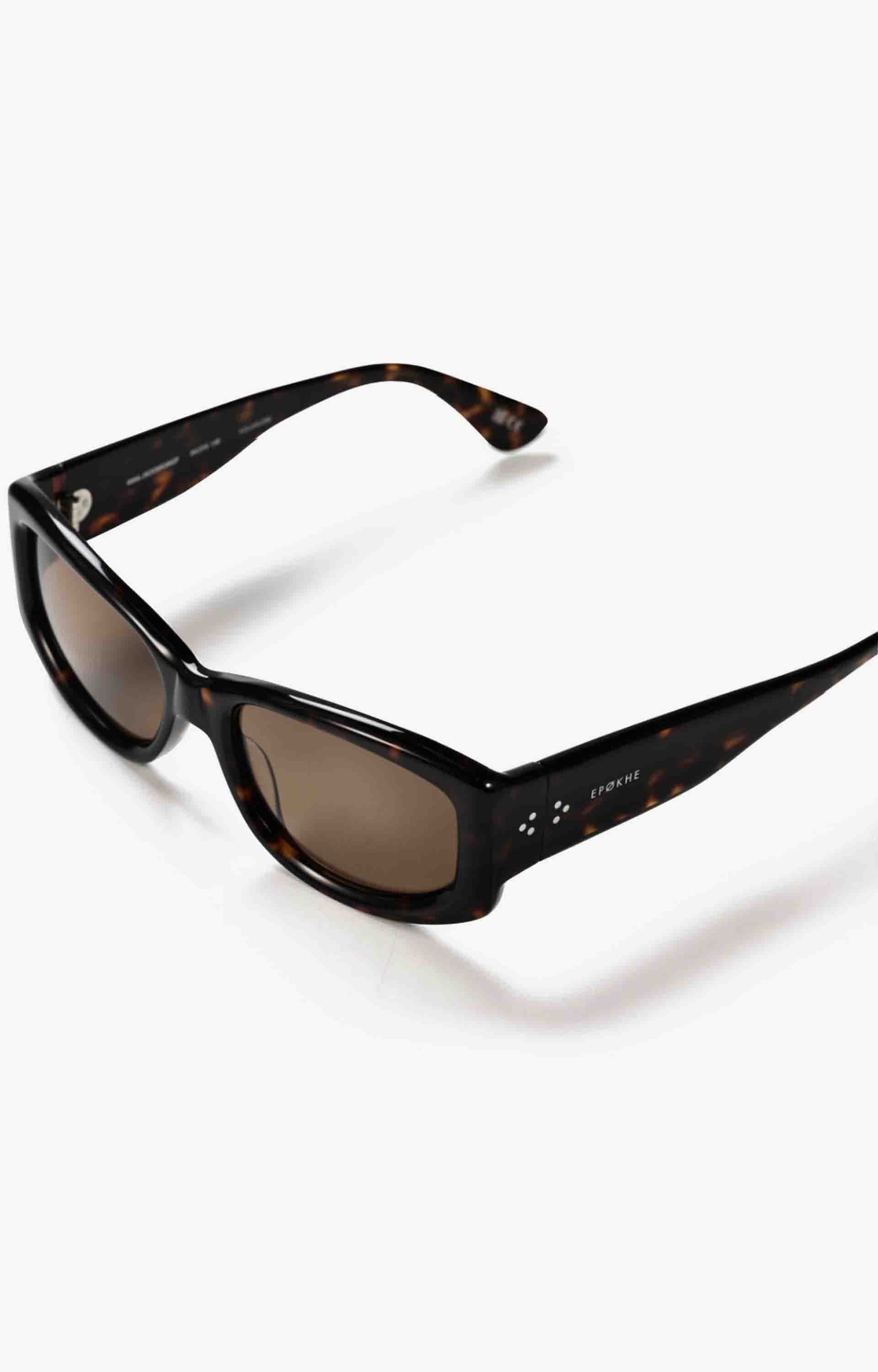 Epokhe Ember Sunglasses, Dark Tortoise Polished/Brown Polarised