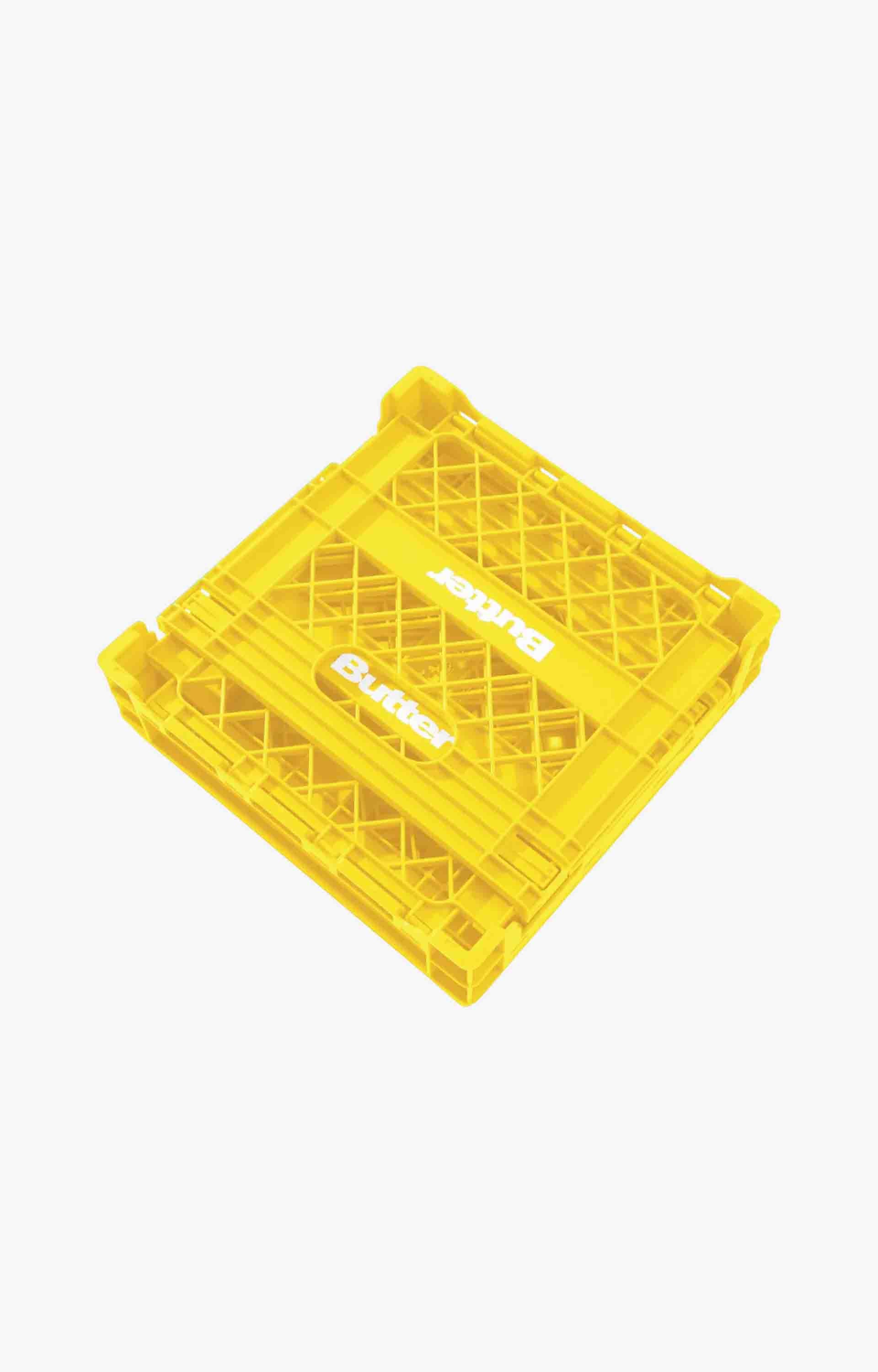 Butter Goods Record Crate, Yellow