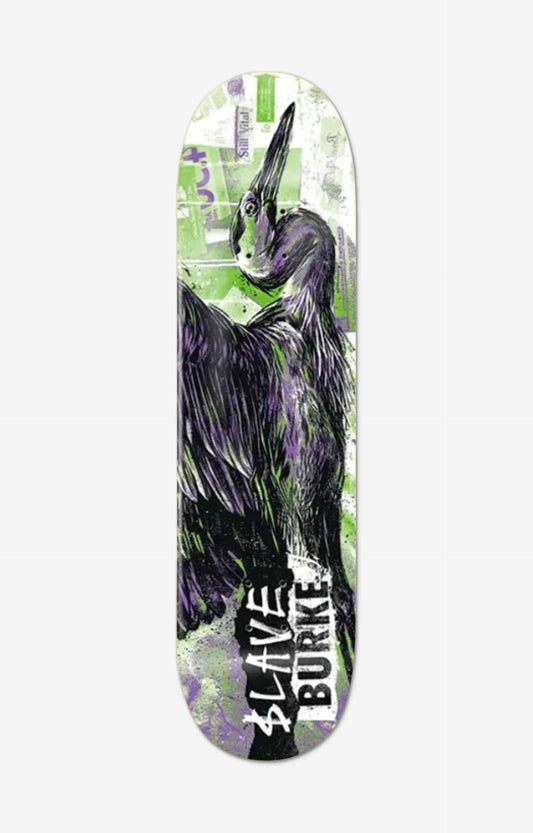 Slave Skateboards Burke - Wild Life Skateboard Deck, 8.75"