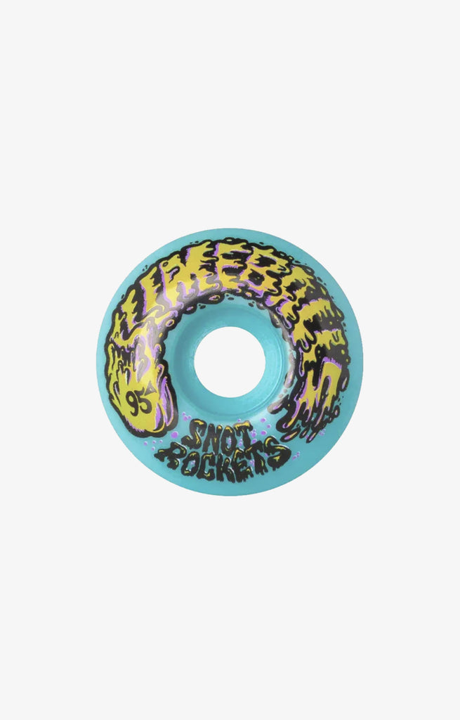 Slime Balls Snot Rockets Pastel Blue 95A Skateboard Wheels, 53mm