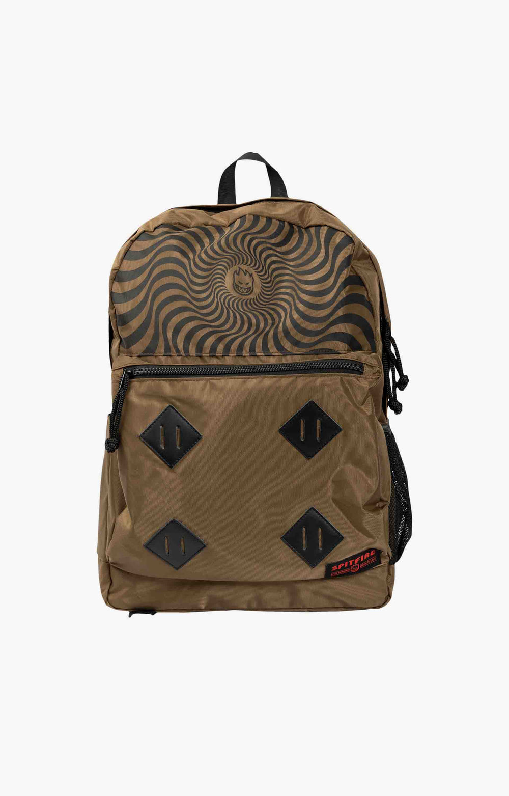 Spitfire Bighead Swirl Backpack Bags, Brown/Black