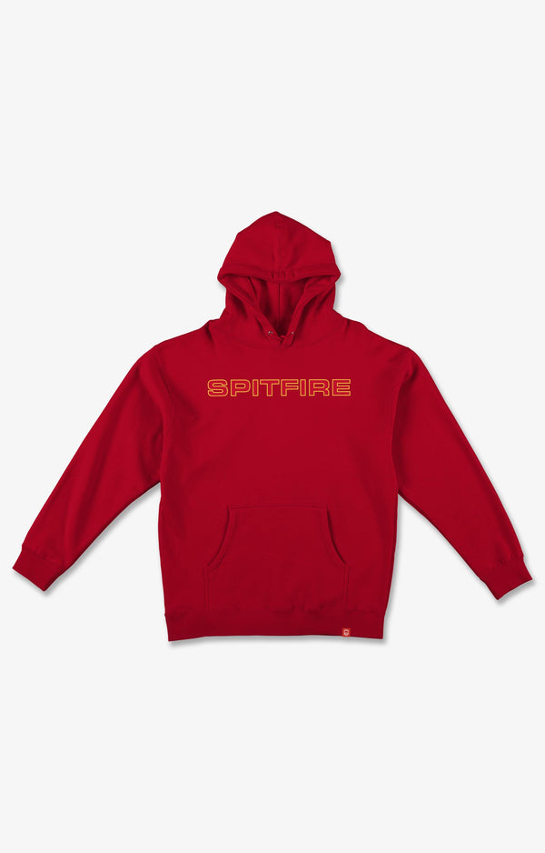 Spitfire Classic 87 Youth Hoodie, Red