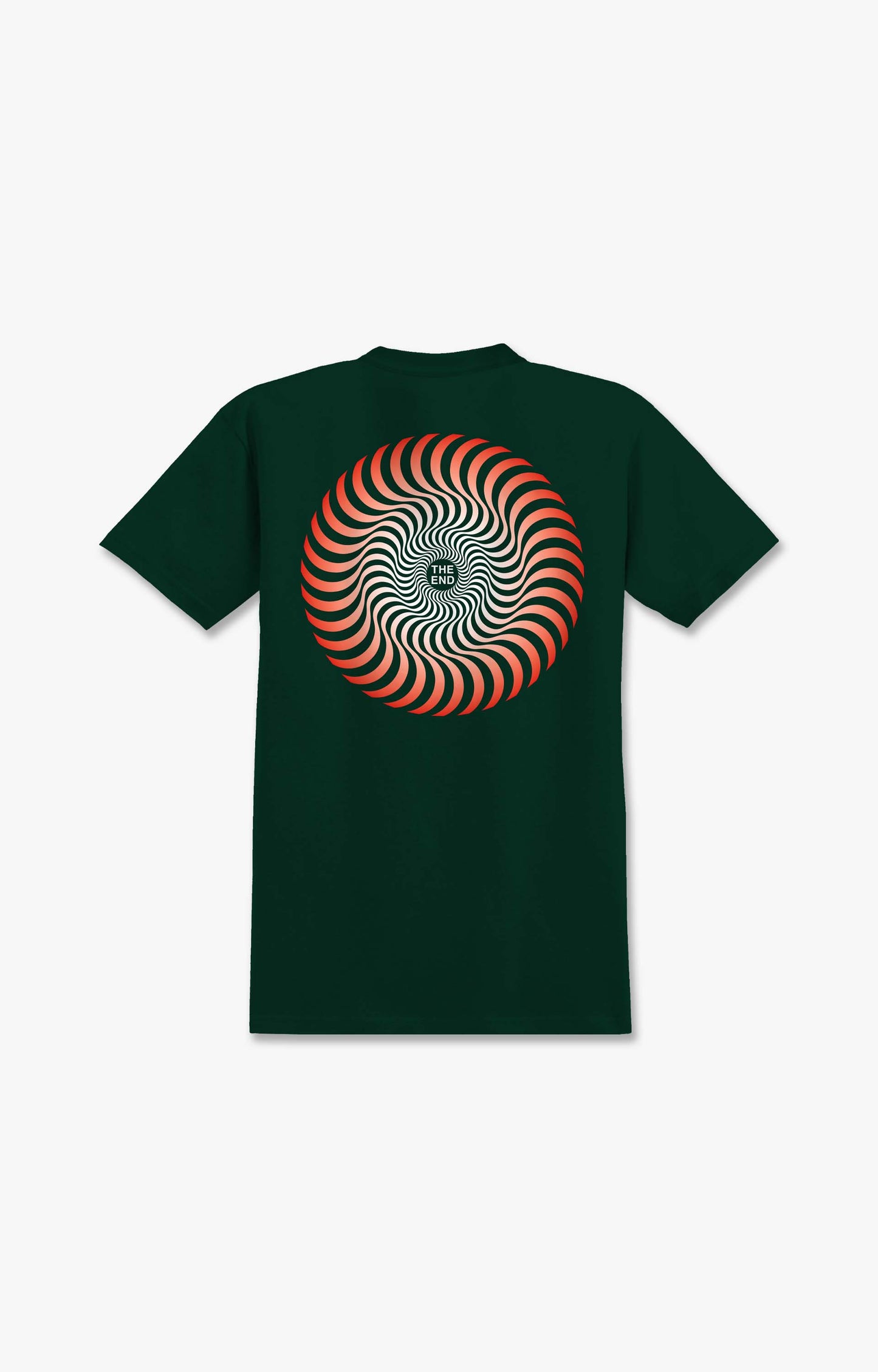 Spitfire Swirl Fade Classic T-Shirt, Green