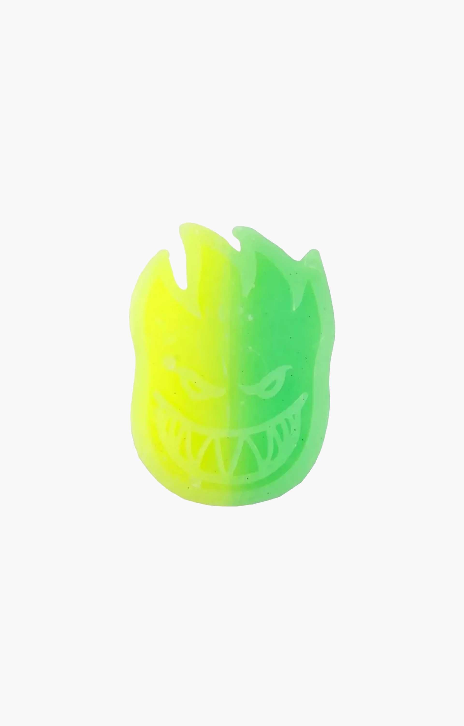 Spitfire Bighead Swirl Wax, Yellow/Green