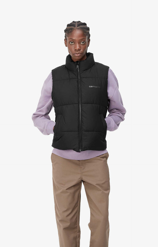 Carhartt WIP Springfield Vest Outerwear, Black / Blacksmith