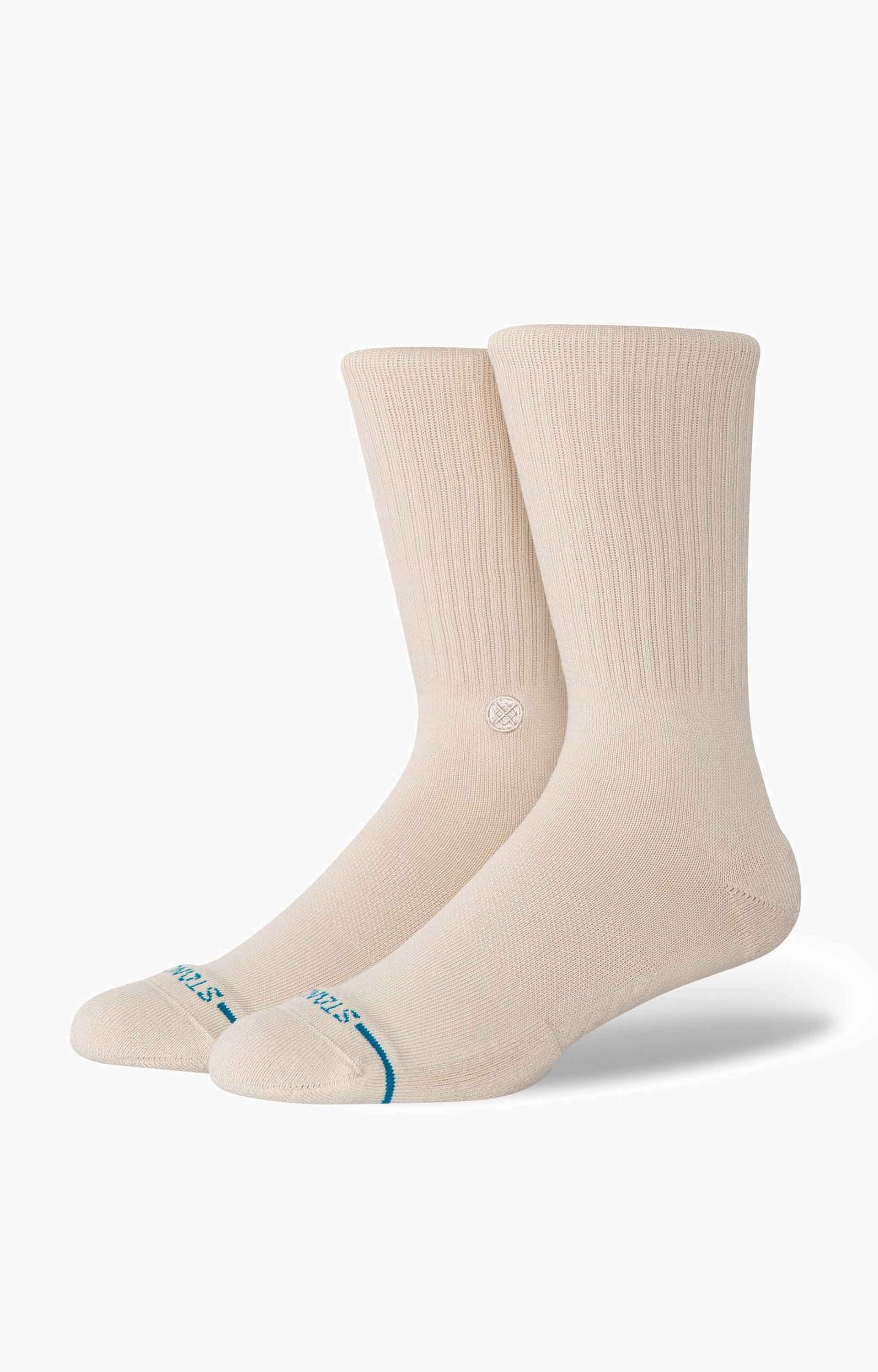 Stance Icon Crew Socks, Oatmeal