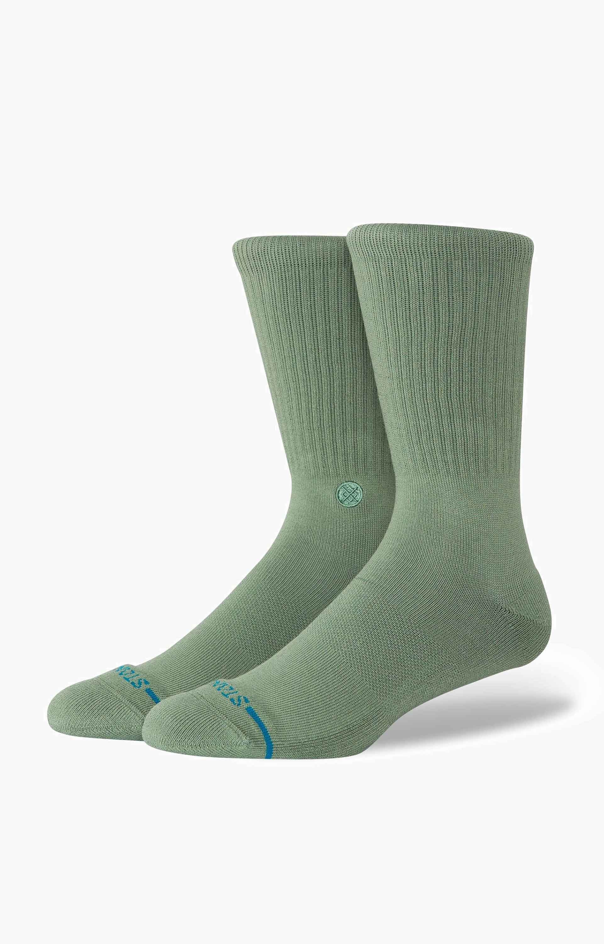 Stance Icon Crew Socks, Sage