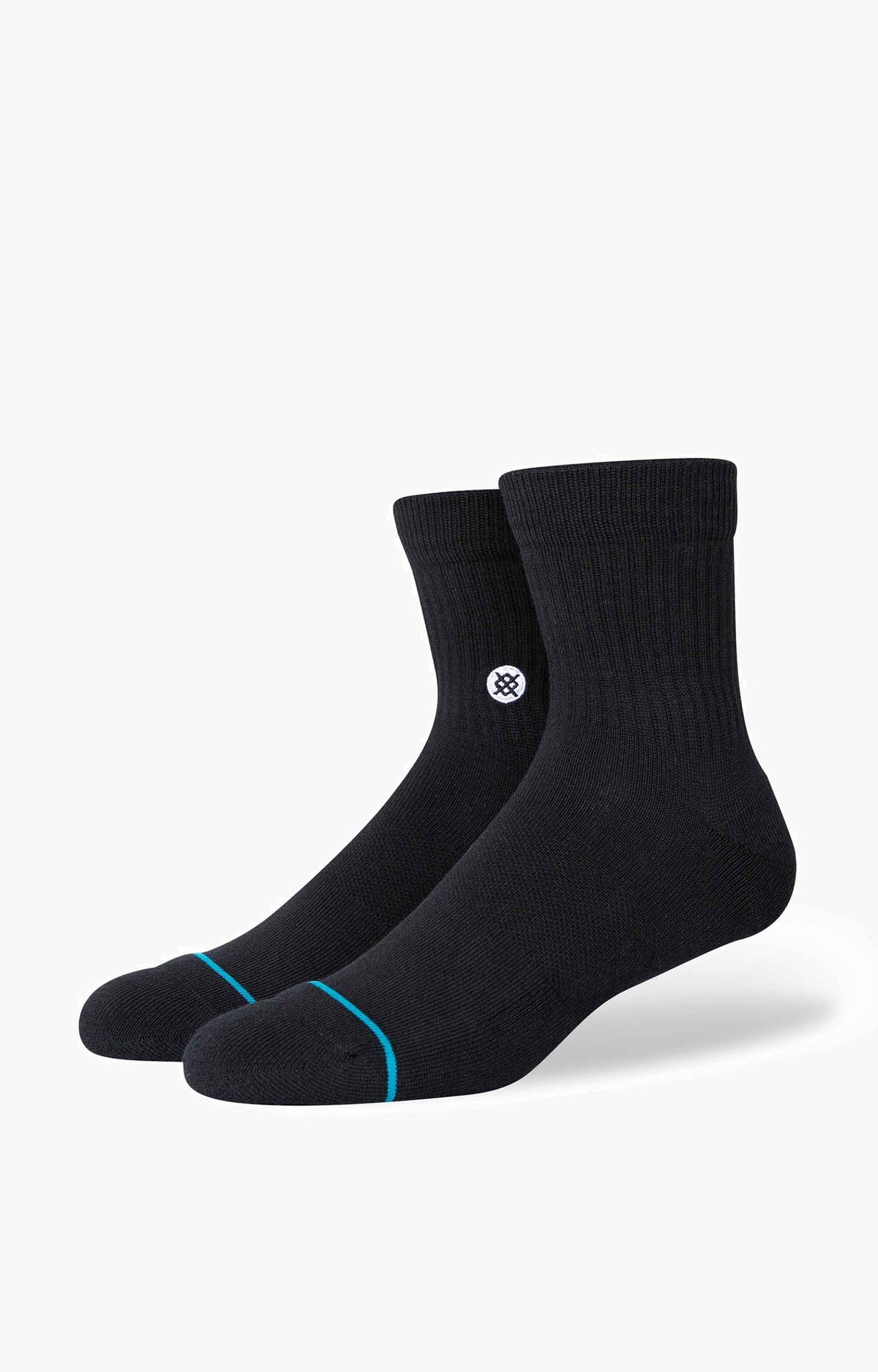 Stance Icon Quarter Socks 3 Pack, Black