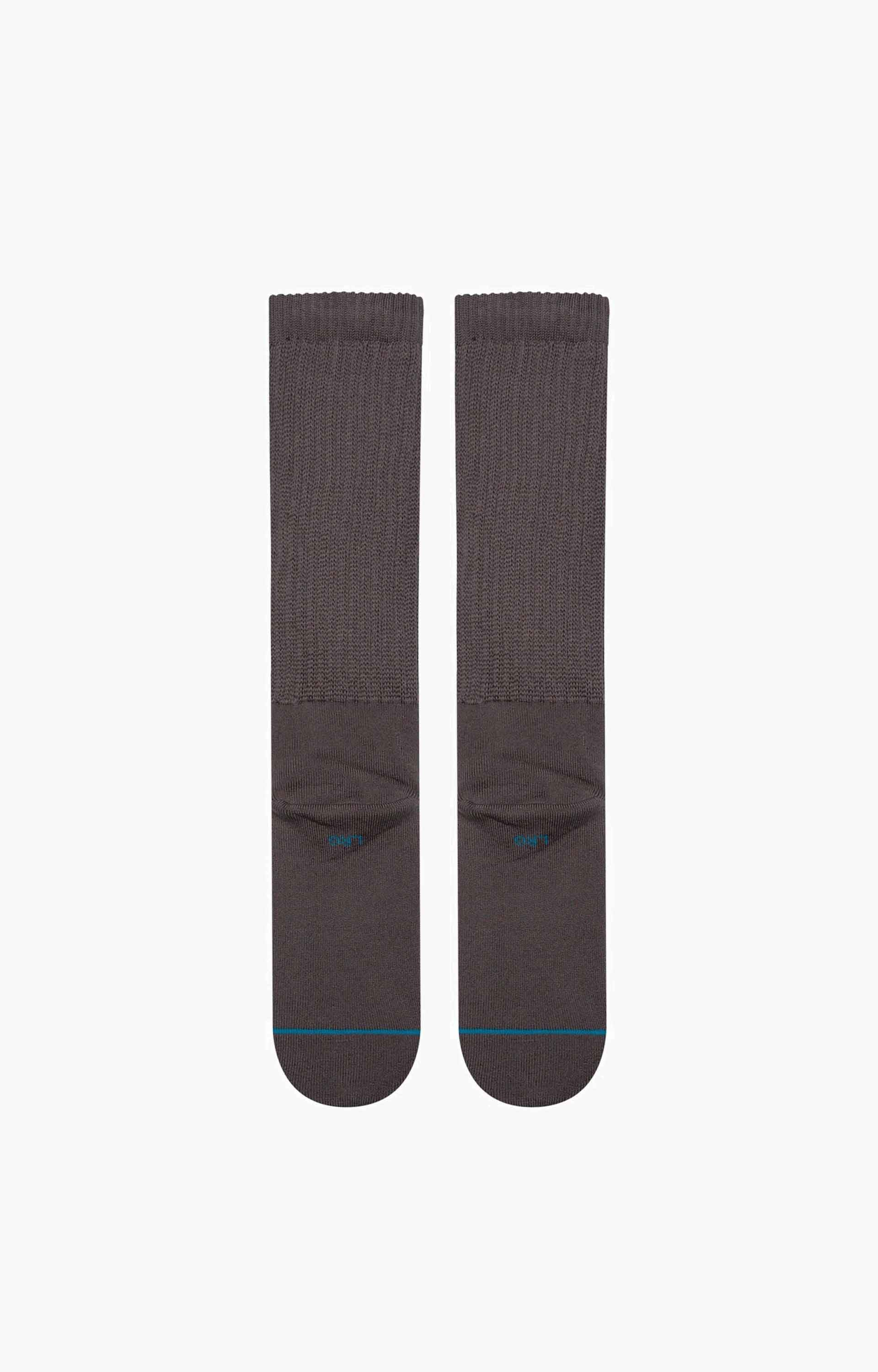 Stance Icon Slouch Crew Socks, Charcoal