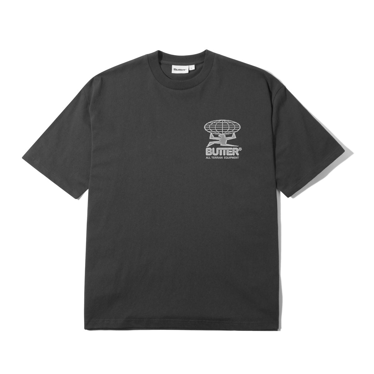 Butter Goods Terrain T-Shirt, Washed Black