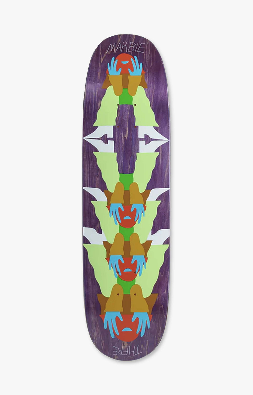 There Marbie Reflect Skateboard Deck, 8.5"