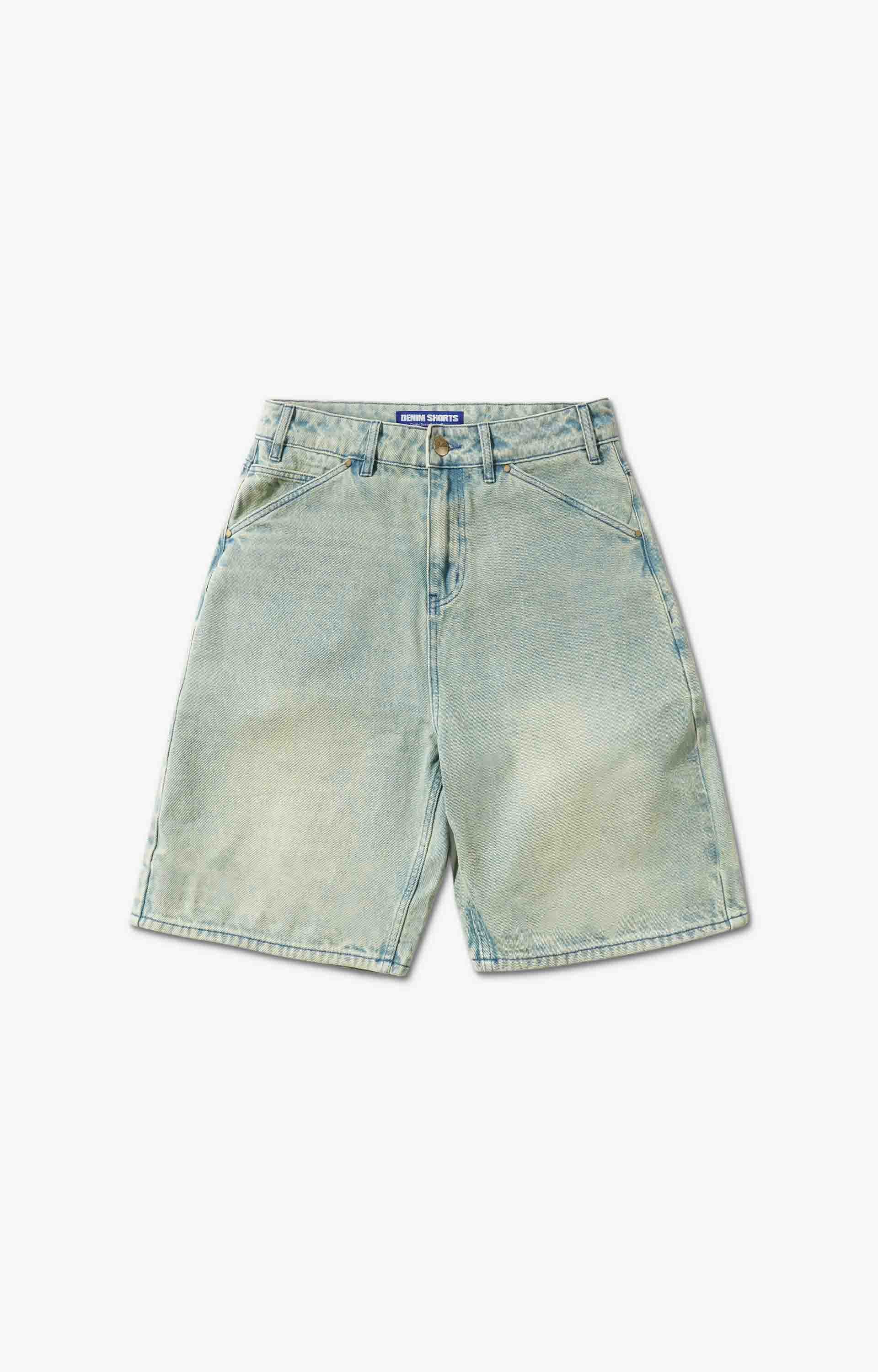 Butter Goods Trim Denim Shorts, Sunfade Blue