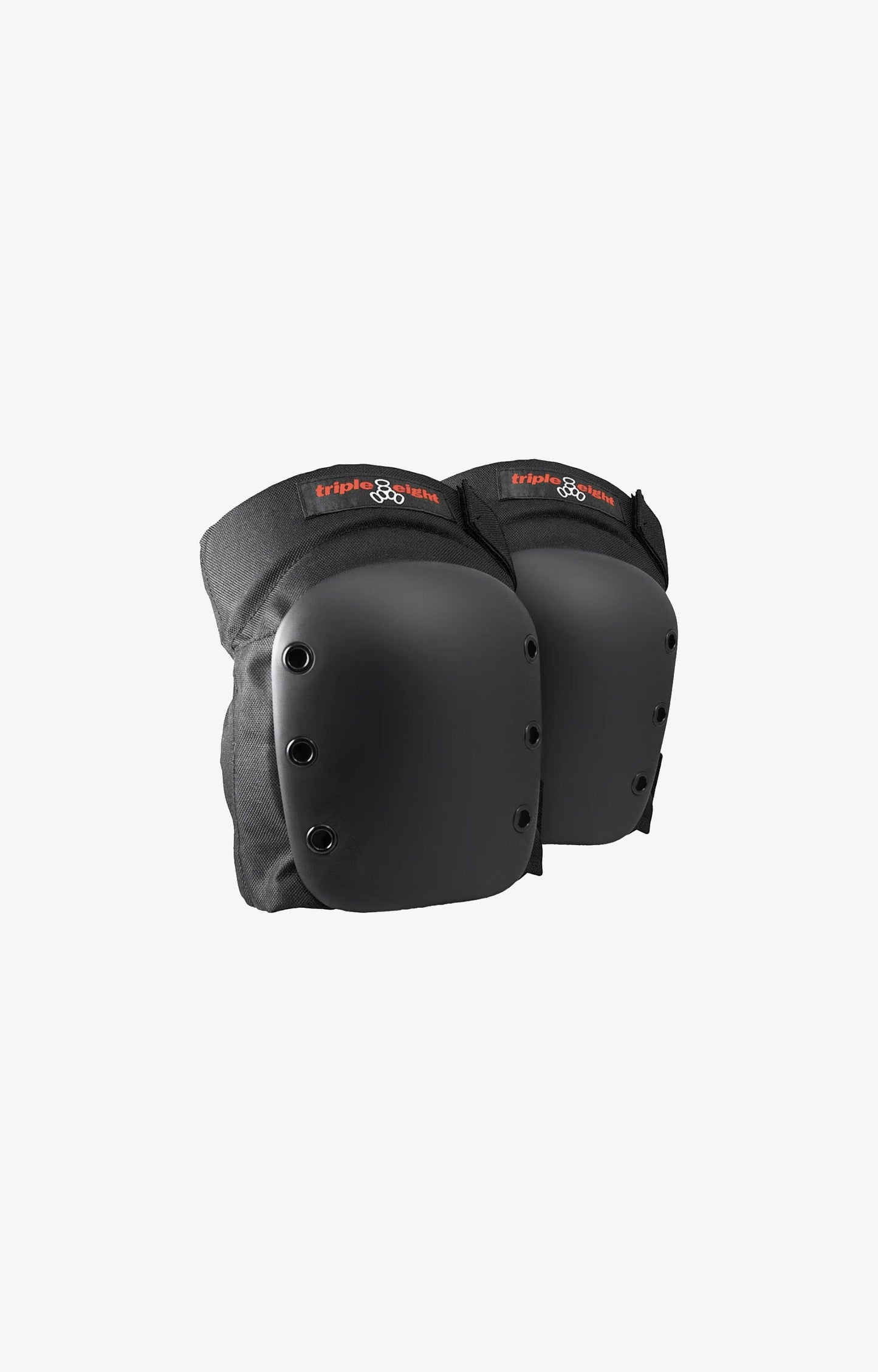 Triple 8 Certified Street Knee Pads, Black Concrete Skate Supply