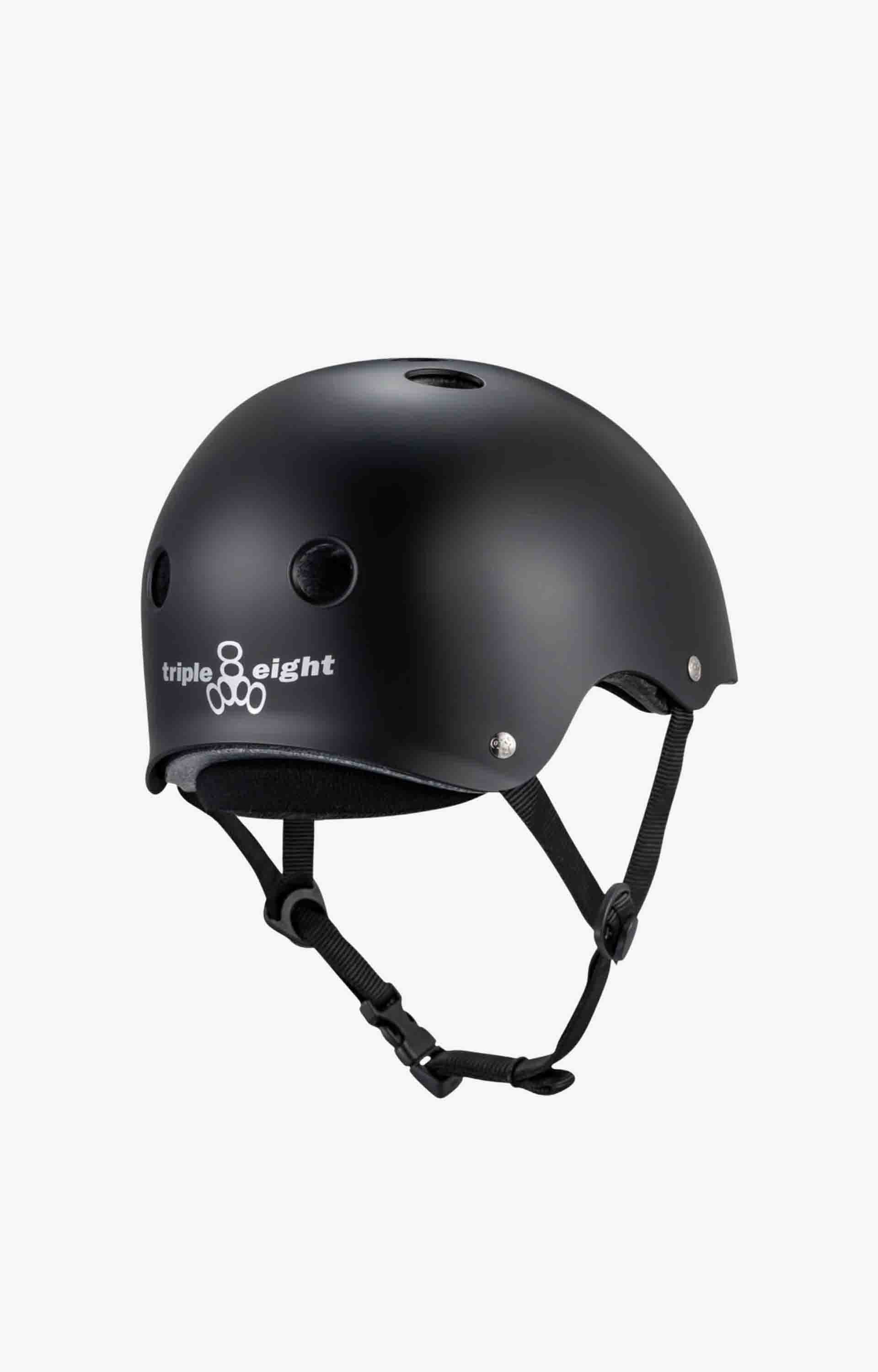 Triple Eight Deep Cover Helmet, Black Matte