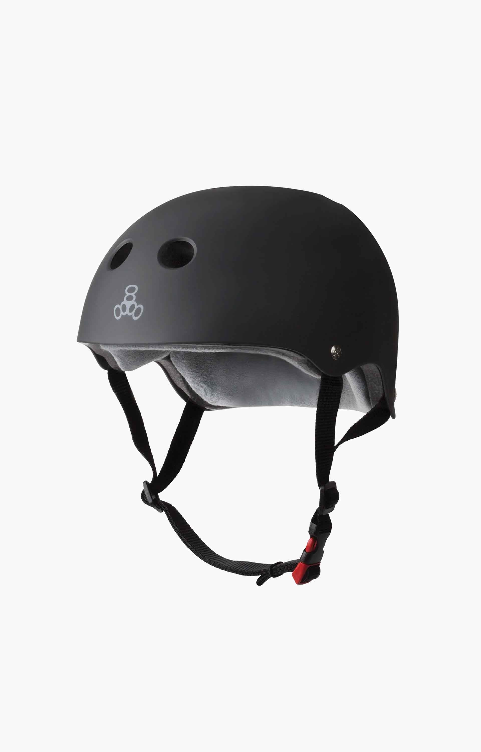 Triple Eight The Certified Sweatsaver Helmet, Black Matte