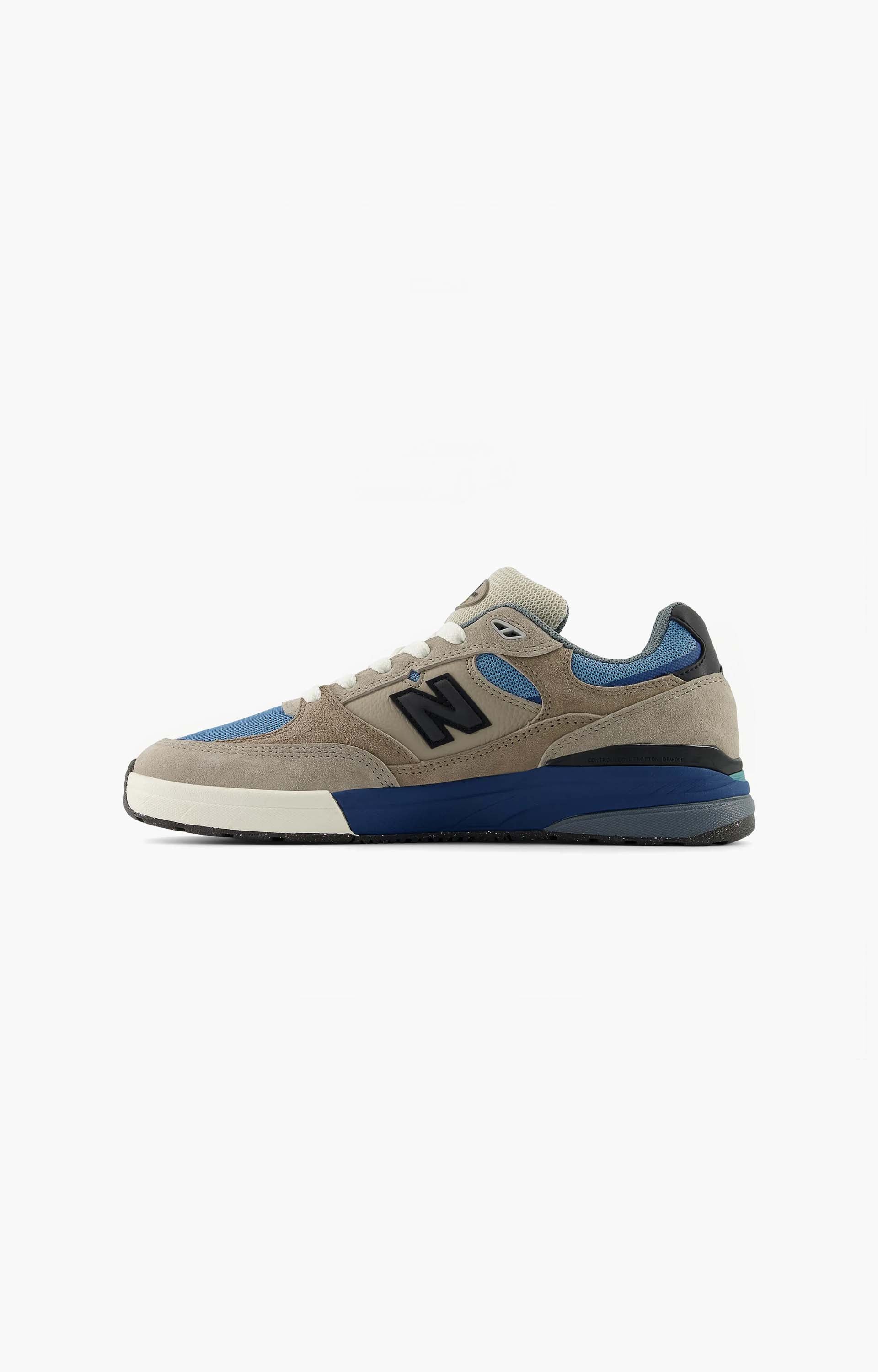 New Balance Numeric UN933ASB Shoes, Mushroom/Light Blue