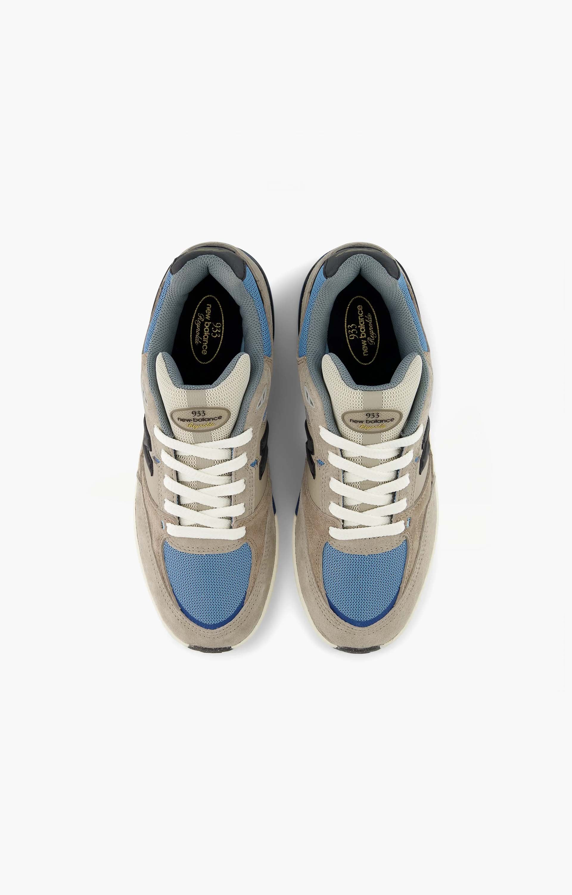 New Balance Numeric UN933ASB Shoes, Mushroom/Light Blue