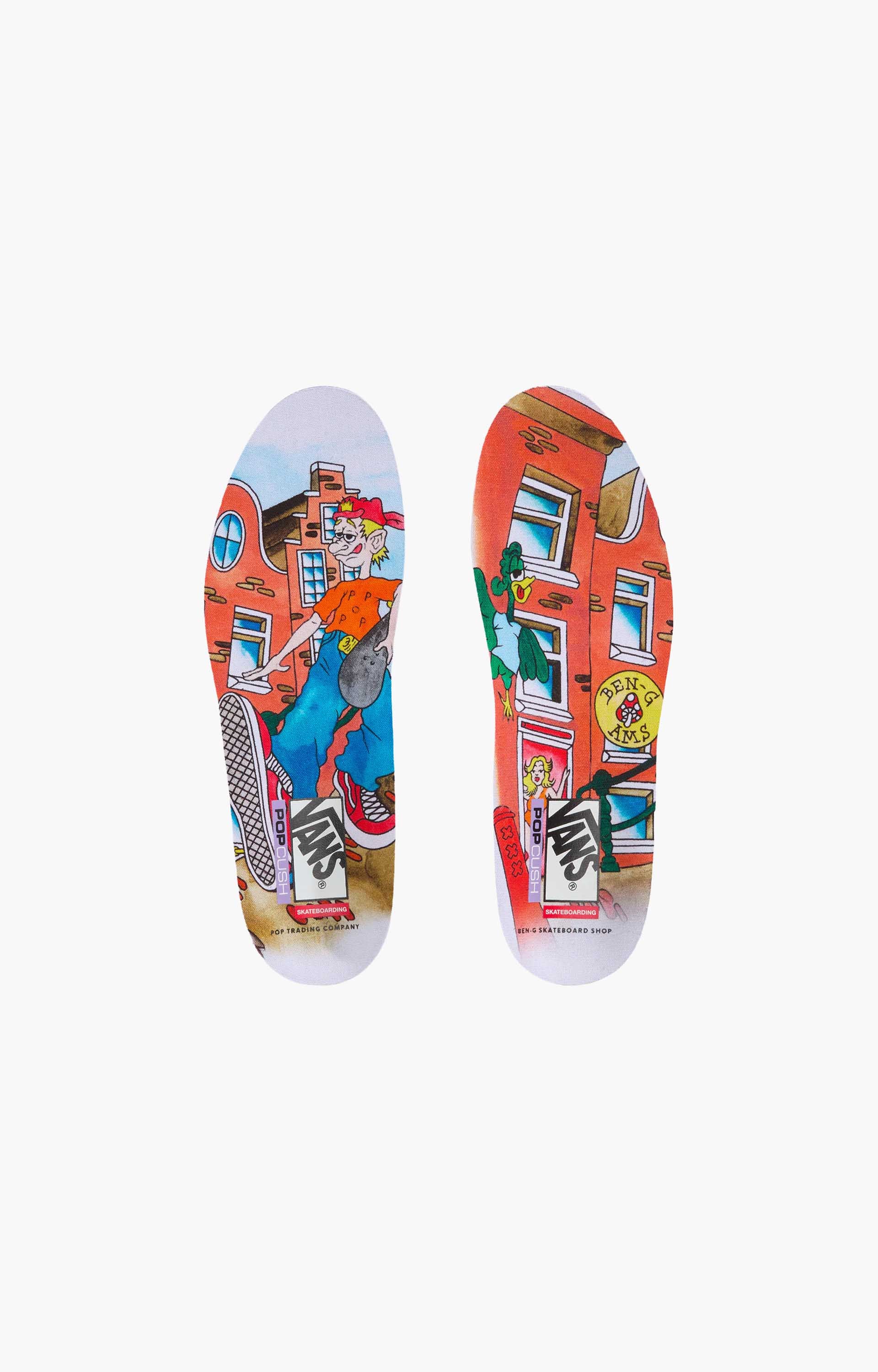 Vans x Pop Trading Co Skate Era Shoe, Burgundy