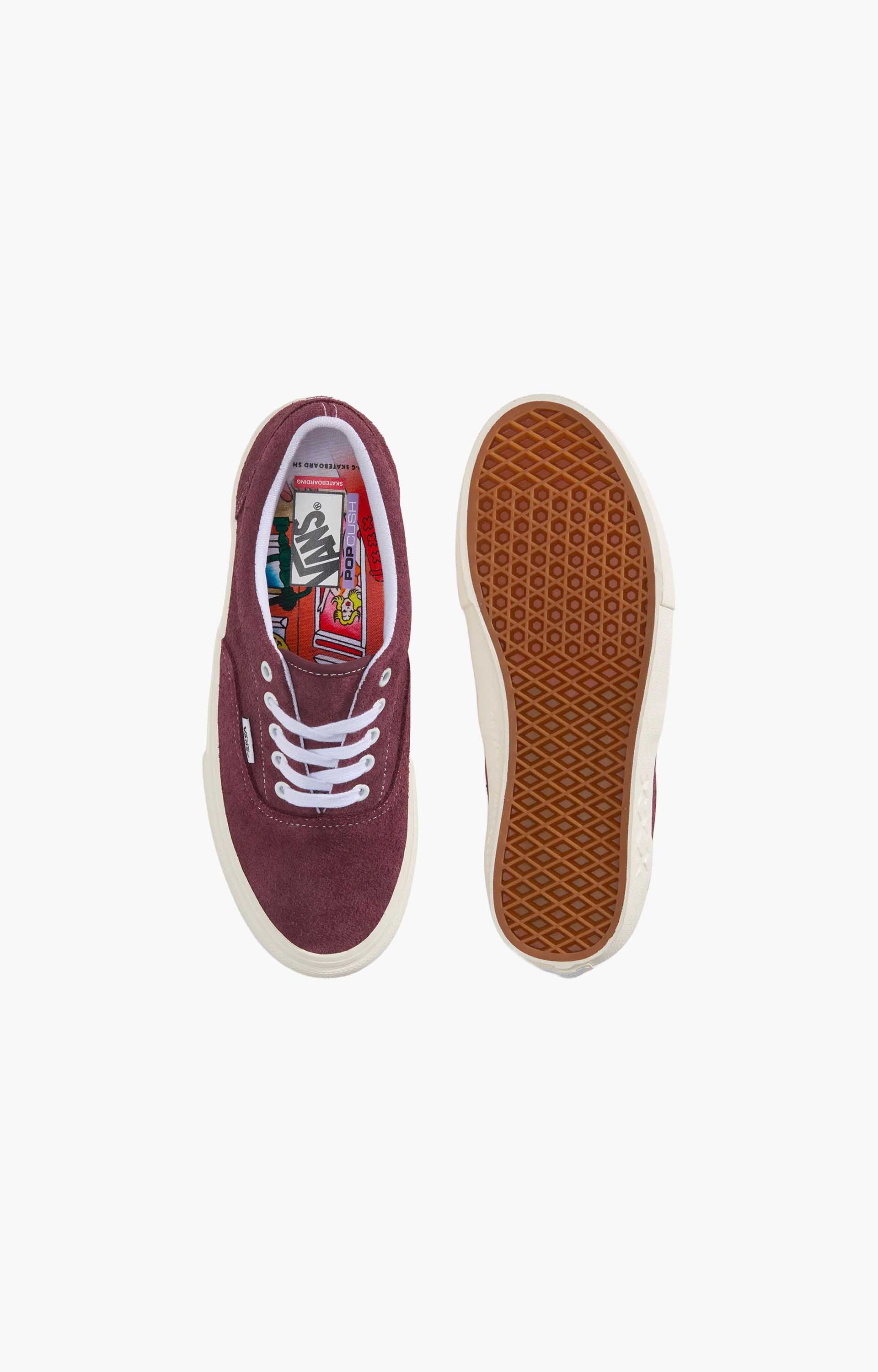 Vans x Pop Trading Co Skate Era Shoe, Burgundy