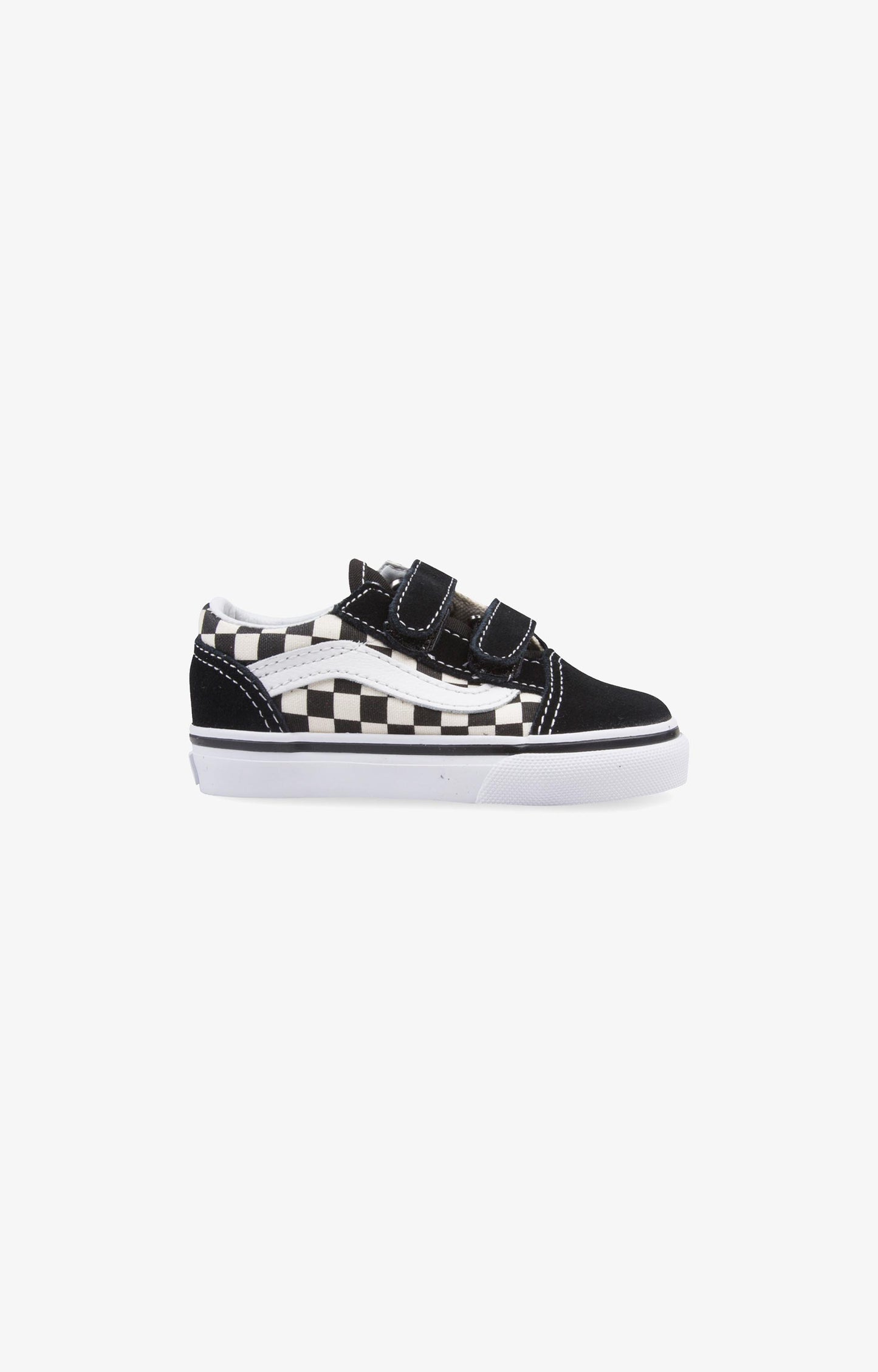Vans Toddler Old Skool Velcro Classic Shoes, Check
