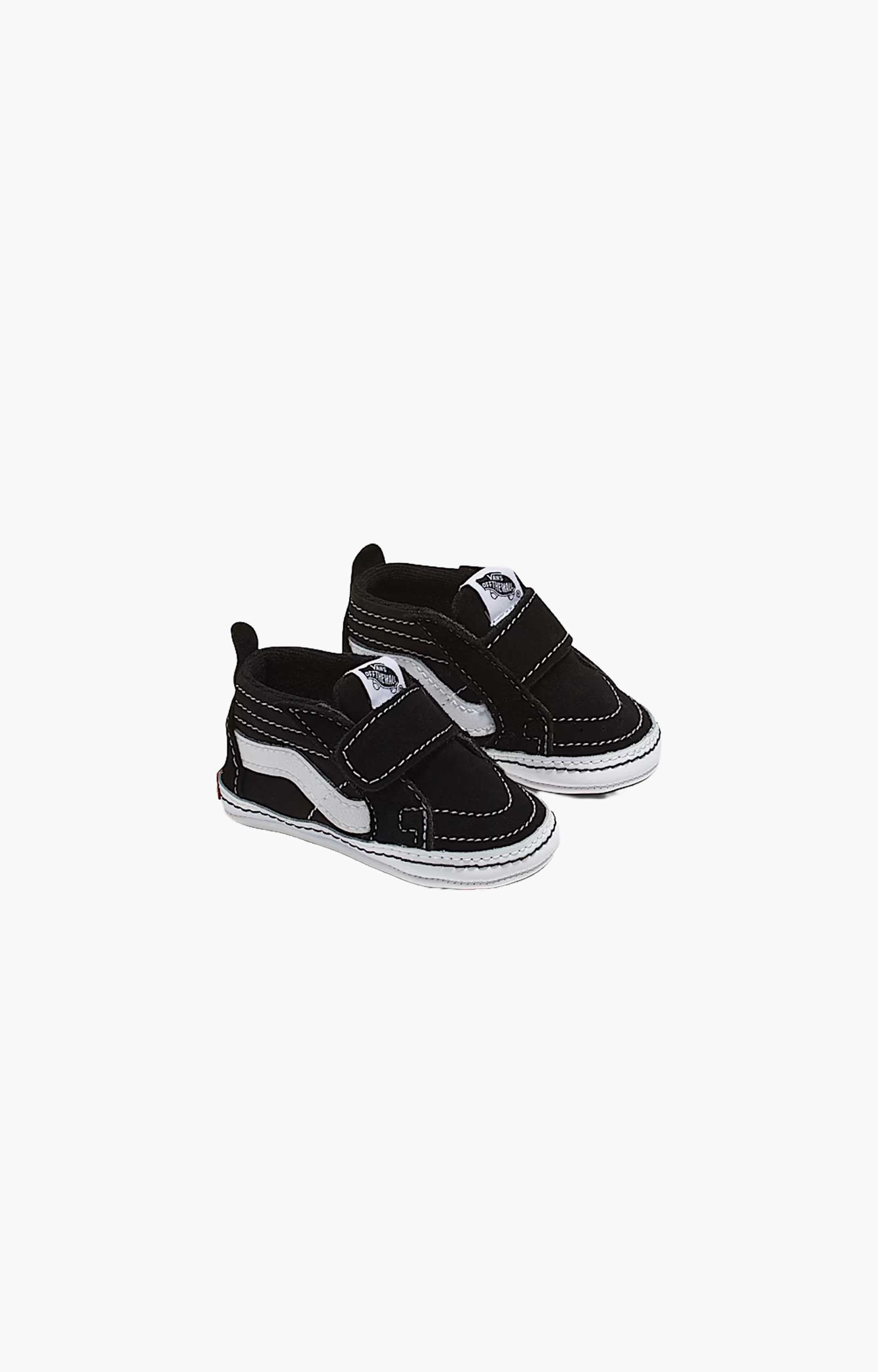 Vans Sk8-Hi Crib Shoe, Black/True White
