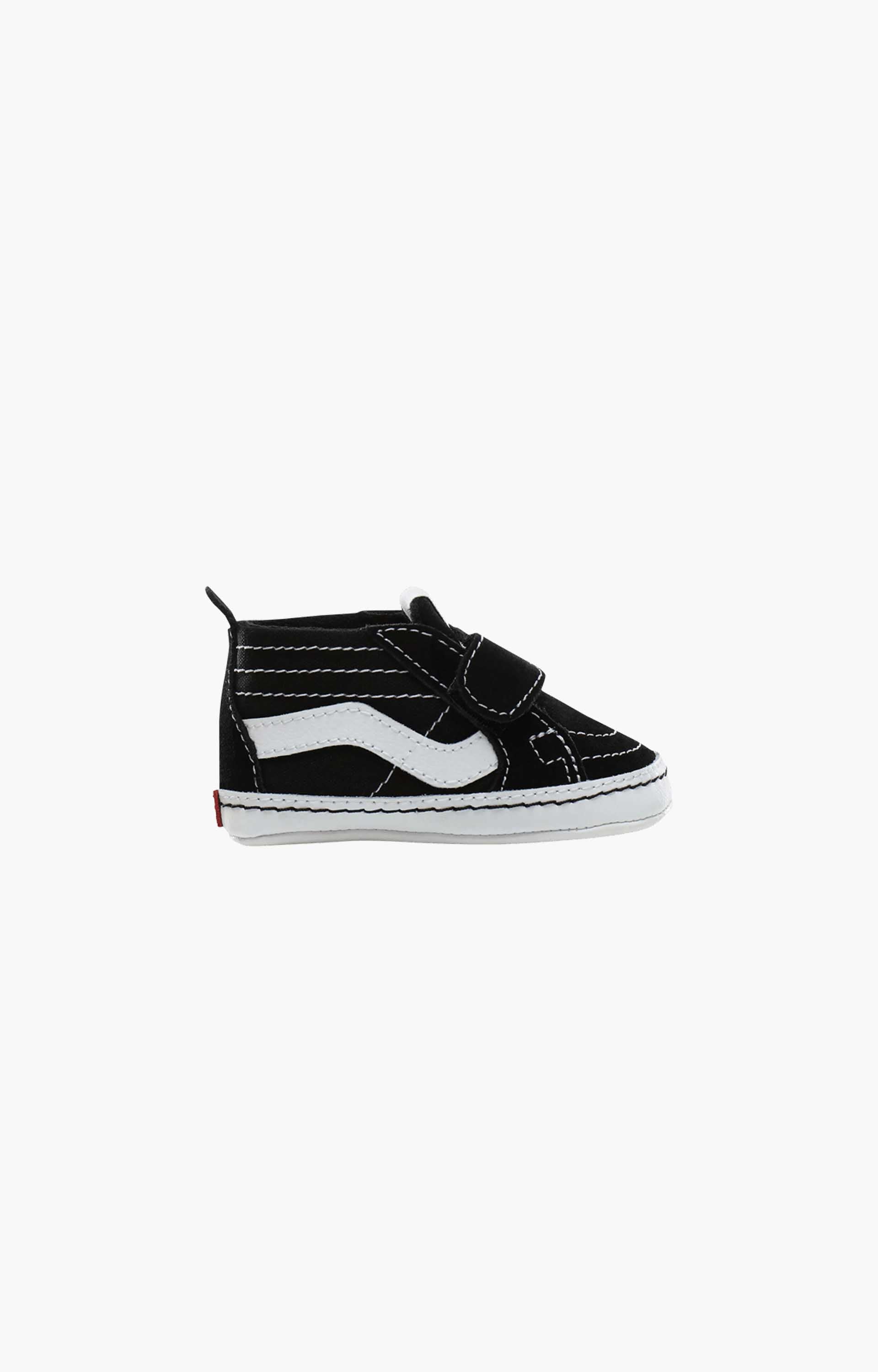 Vans Sk8-Hi Crib Shoe, Black/True White