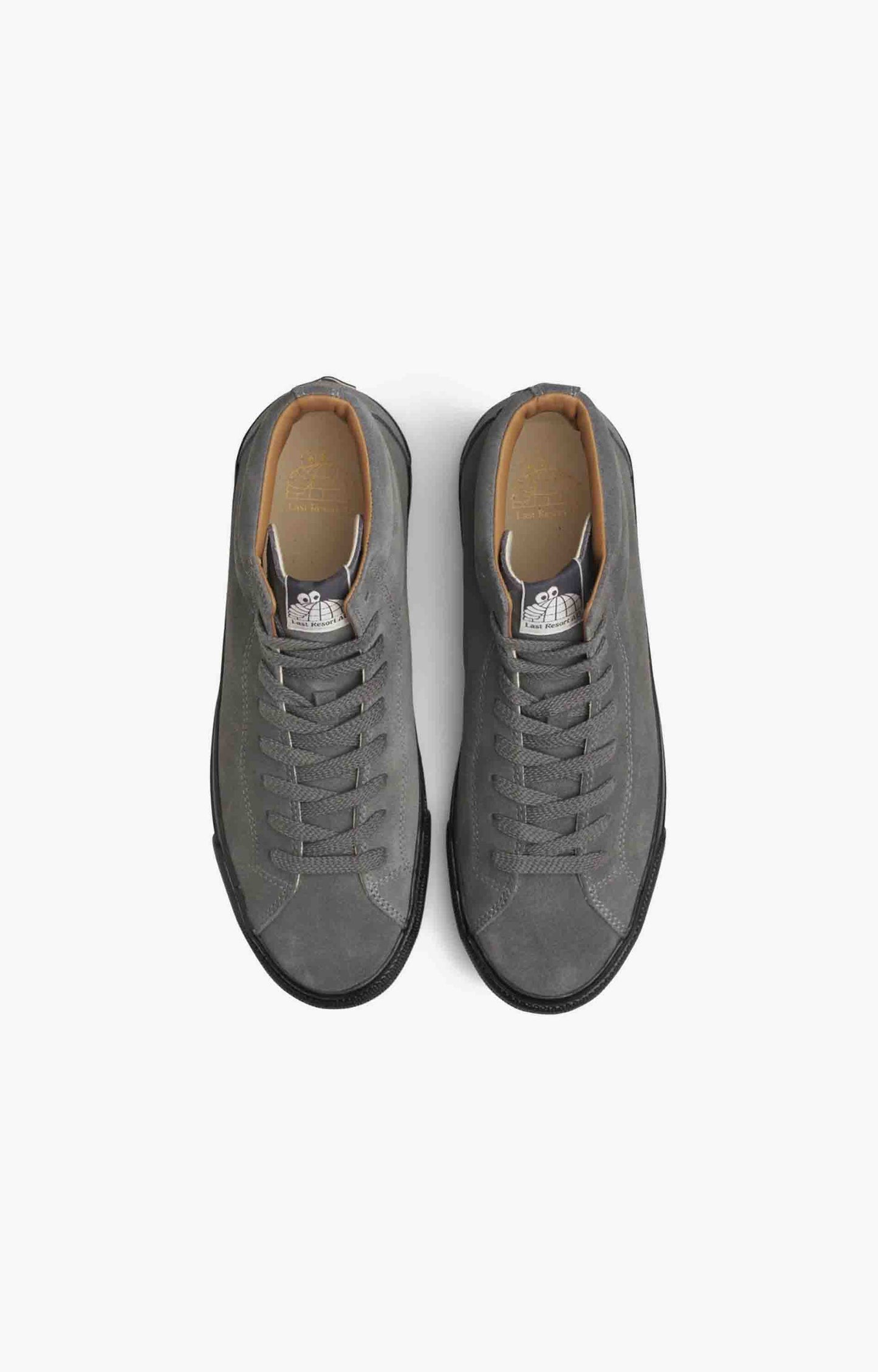 Last Resort AB Suede Hi VM003 Mens Shoes, Steel Grey/Black