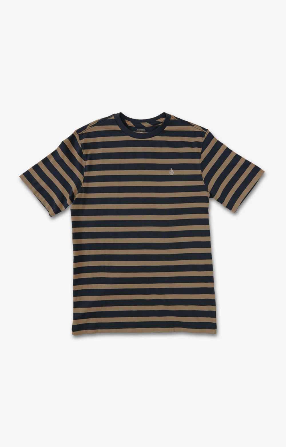 Volcom Halfax Stripe Youth T-Shirt, Navy