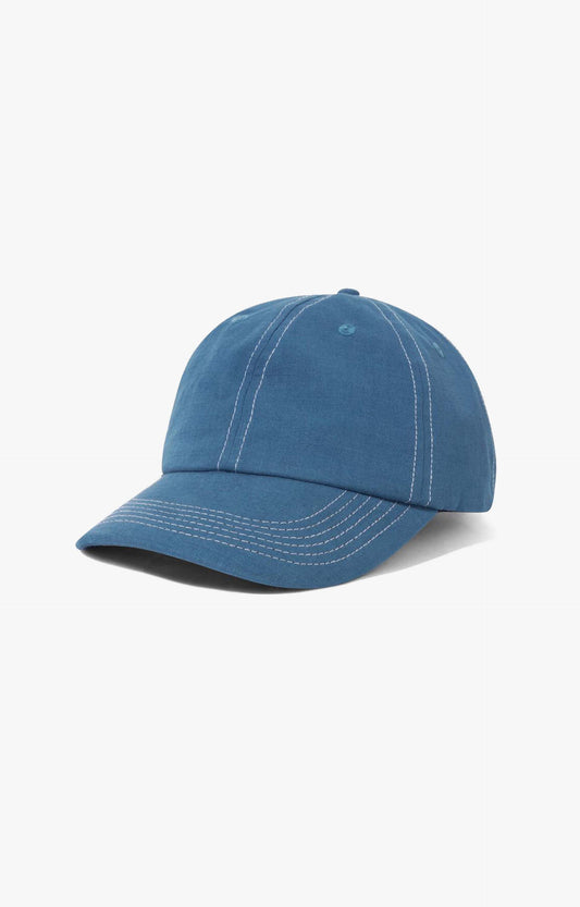 Butter Goods Washed Ripstop 6 Panel Cap Headwear, Navy