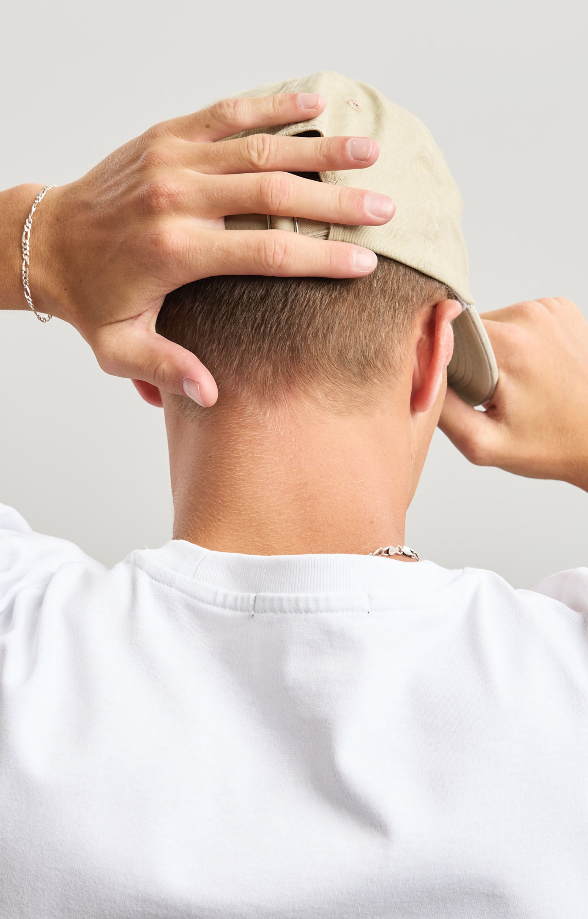 Concrete Team 42 Cap, Taupe/Rosso Red