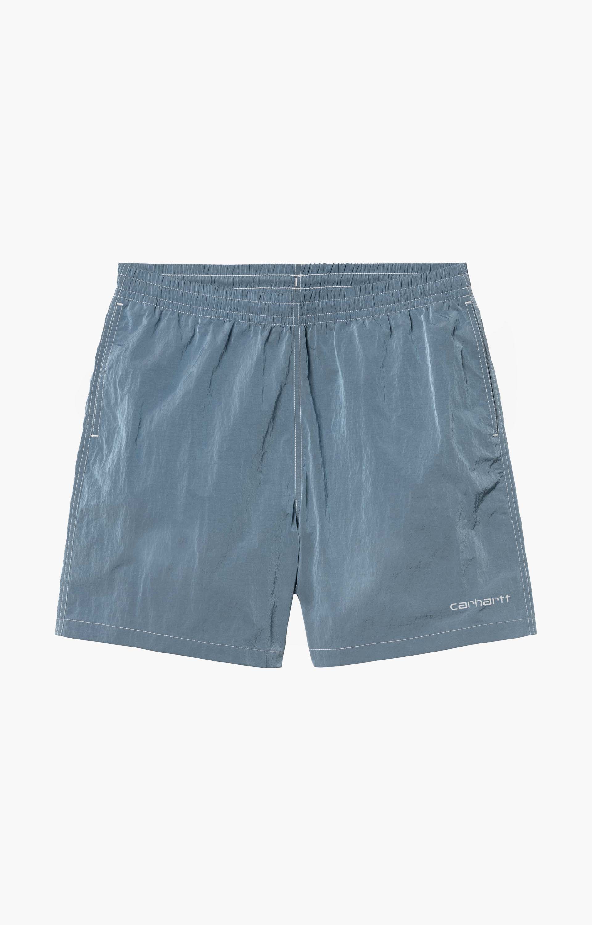 Carhartt WIP Canby Swim Shorts, Clay Blue/White