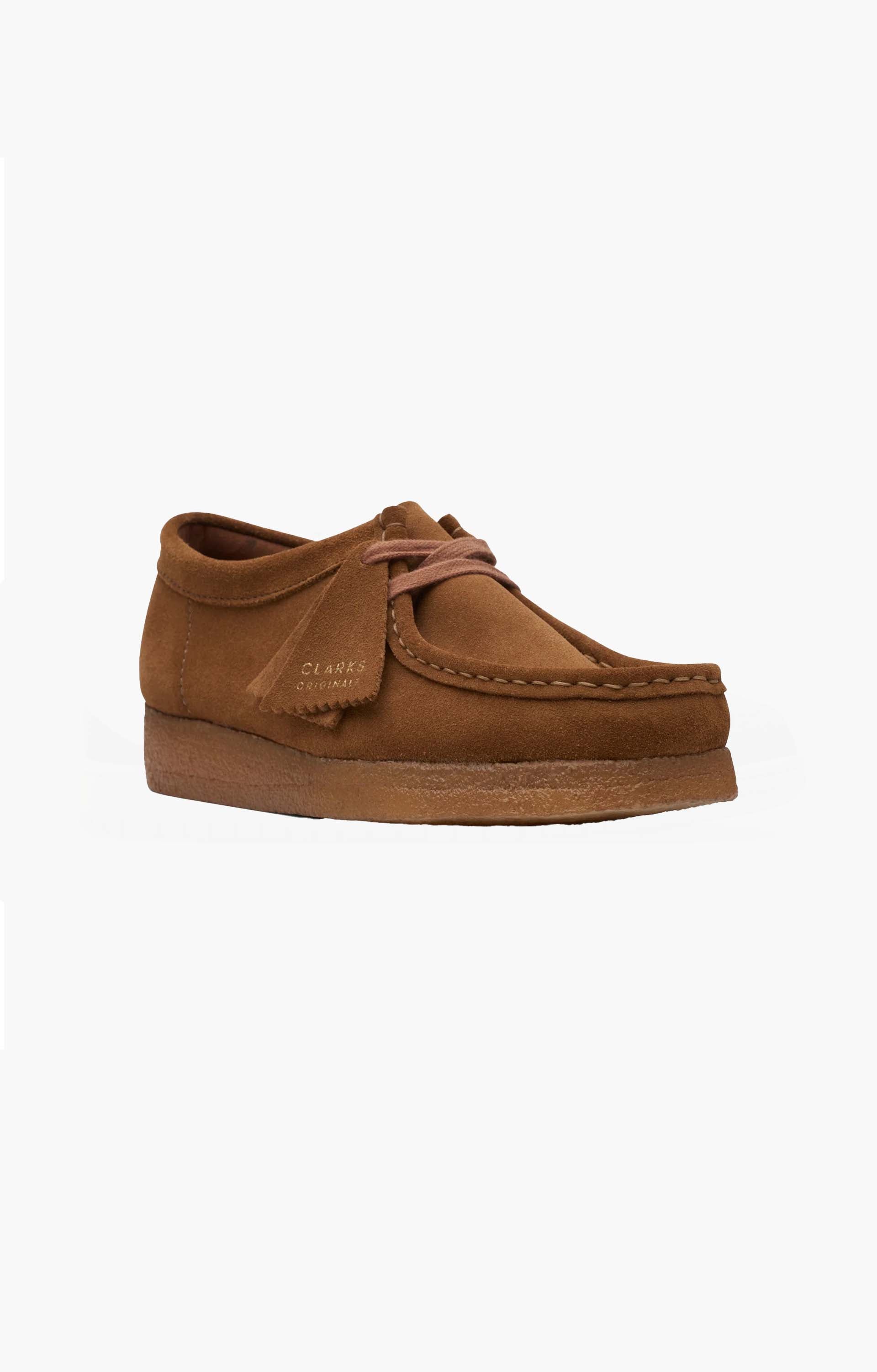 Clarks Originals Wallabee Shoes,Tan Suede