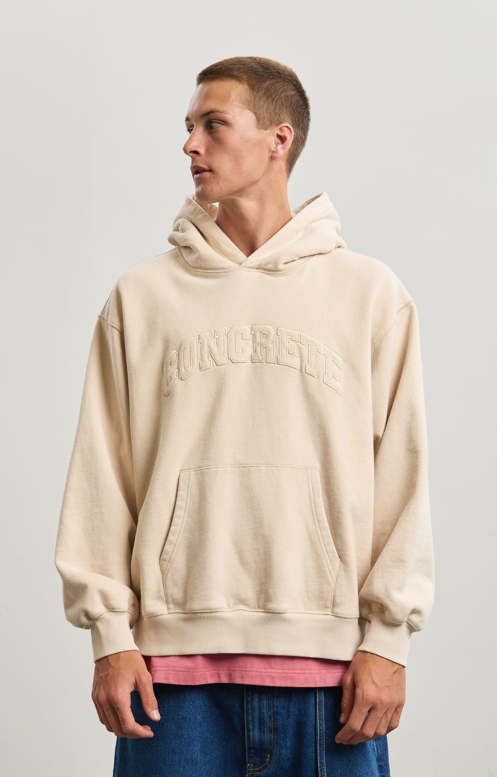 Concrete League Hoodie, Oat
