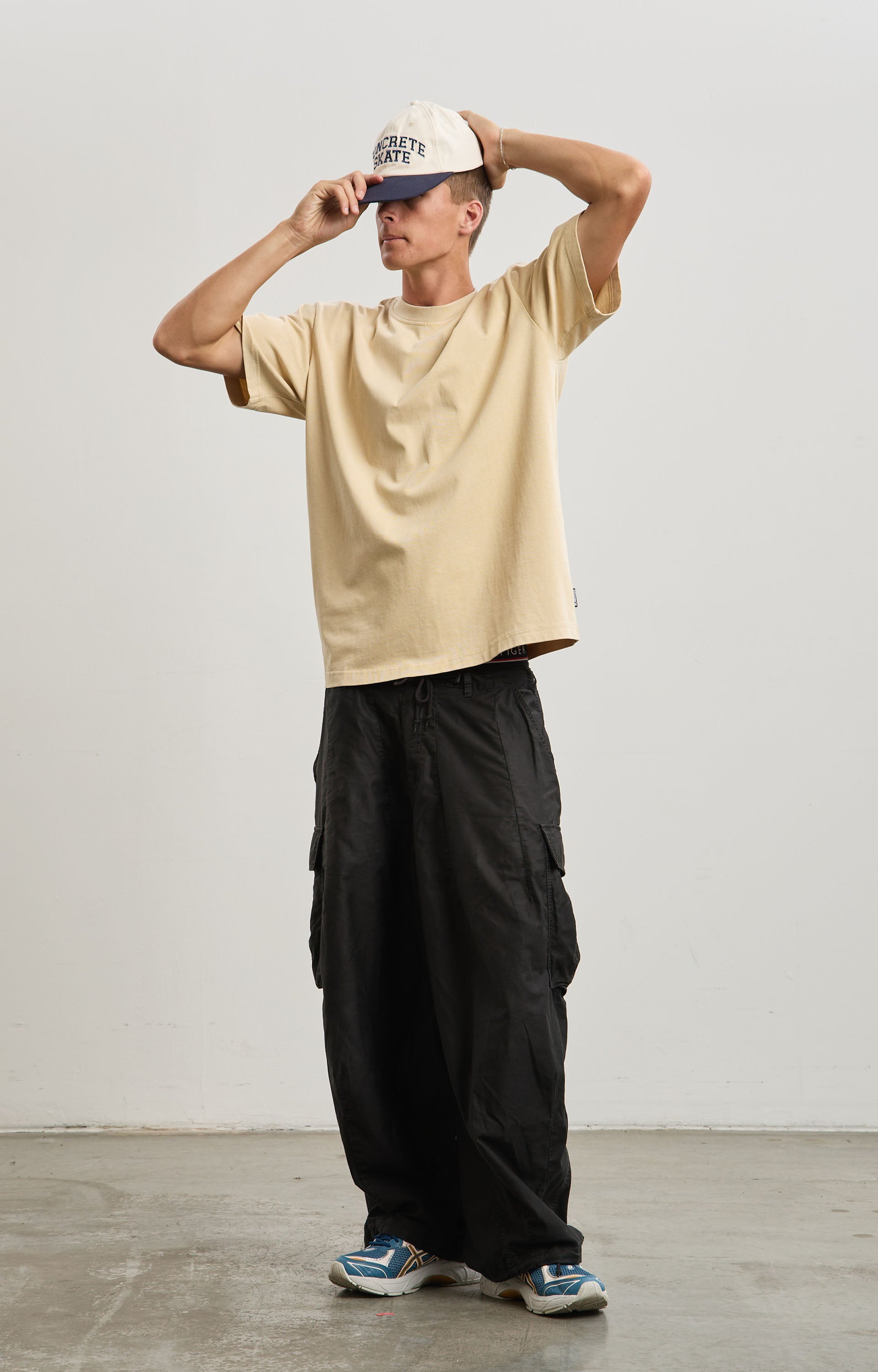 Concrete Pigment Wash T-Shirt, Oat