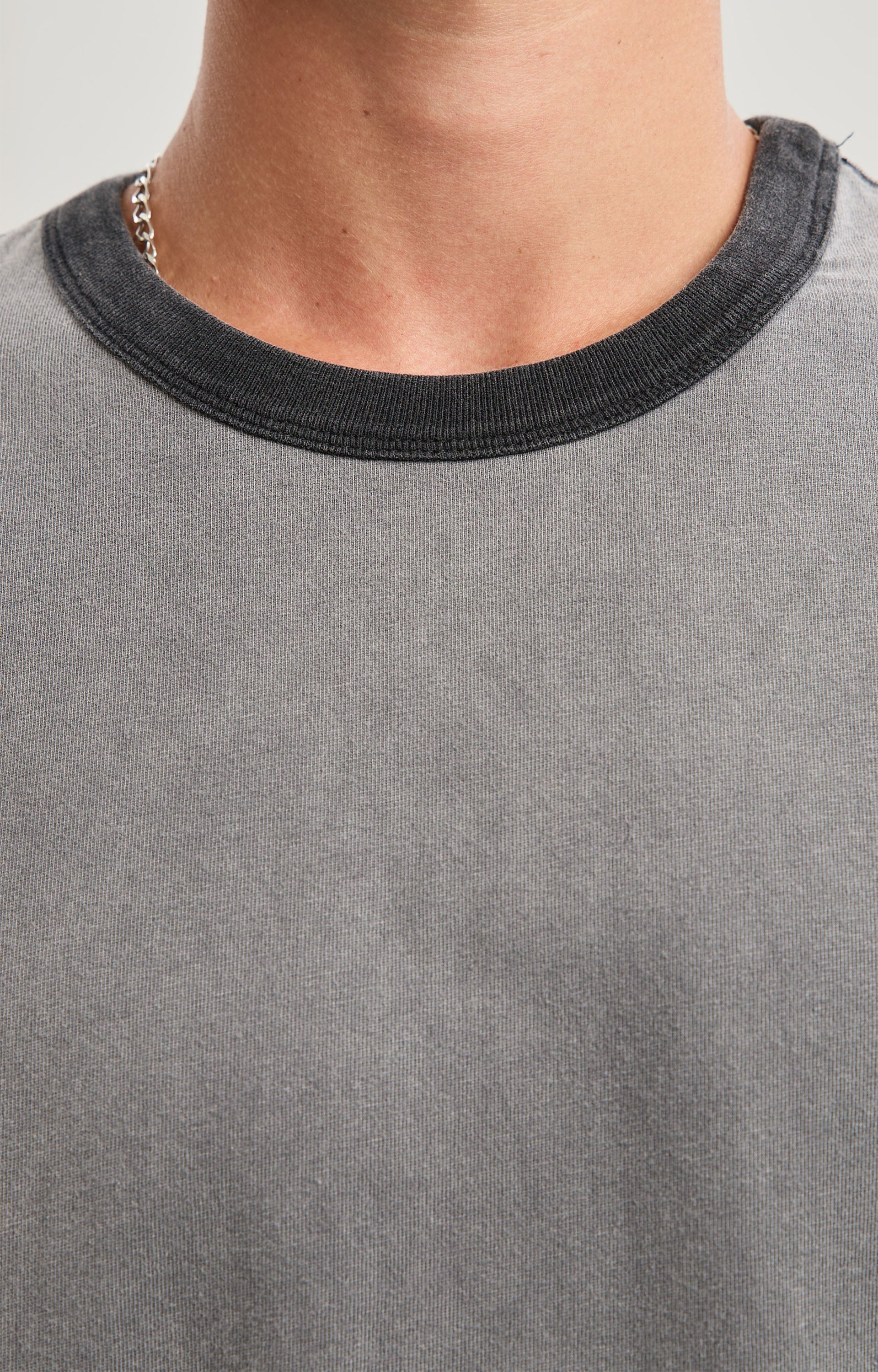 Concrete Frame T-Shirt, Charcoal/Black