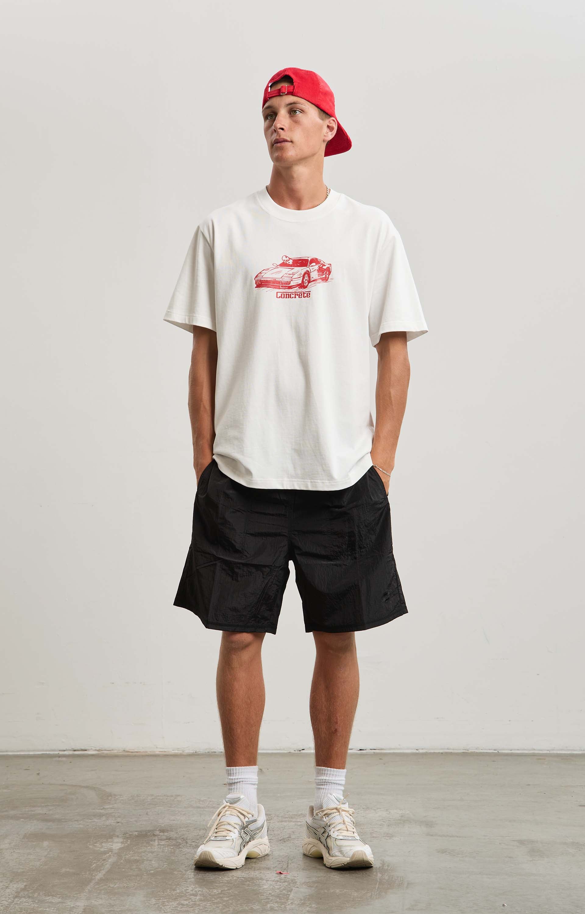 Concrete Cavallino T-Shirt, White