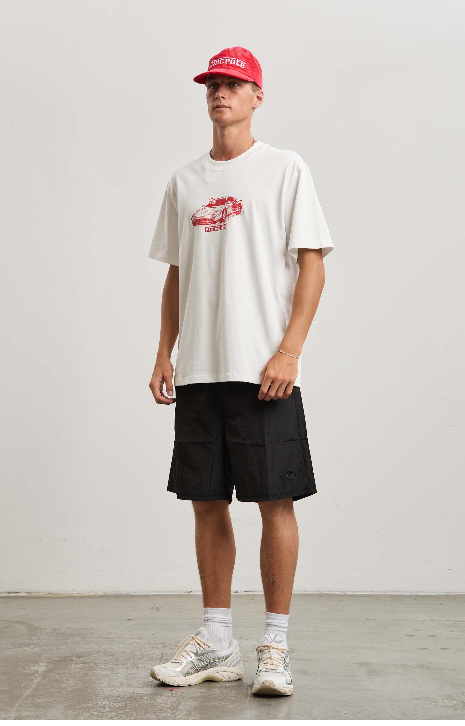 Concrete Cavallino T-Shirt, White