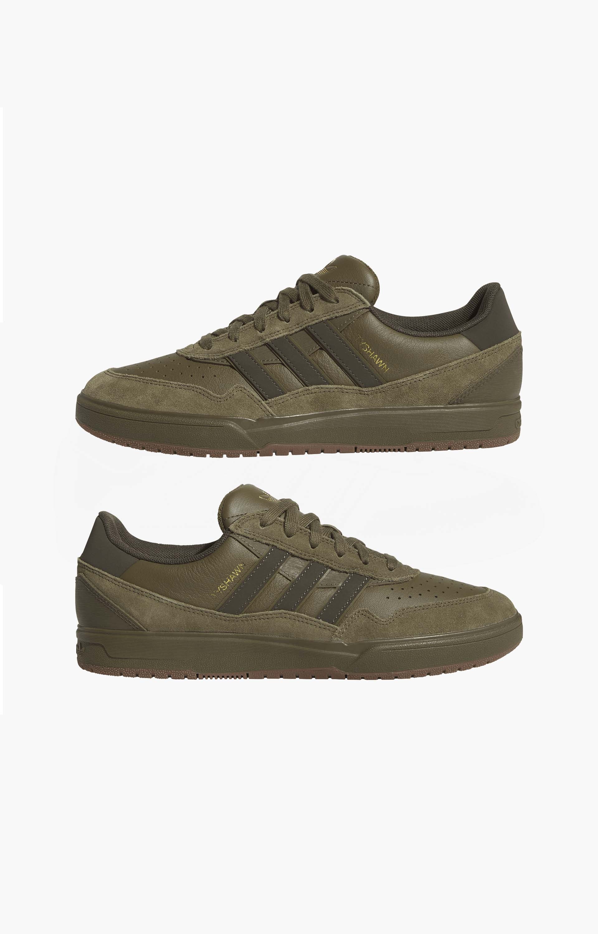 Adidas Tyshawn II Shoes, Olive Strata/Shadow Olive/Gum