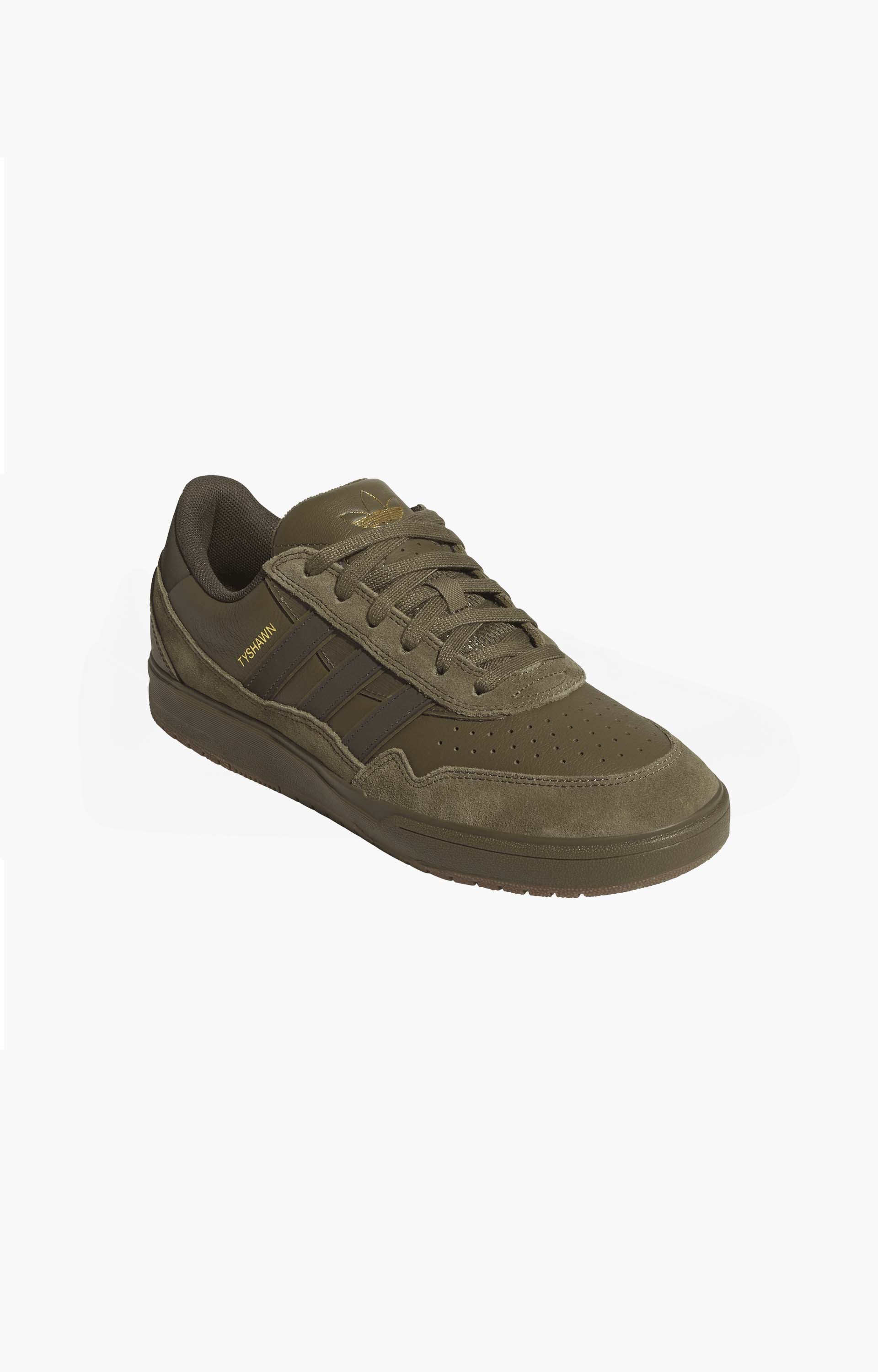 Adidas Tyshawn II Shoes, Olive Strata/Shadow Olive/Gum