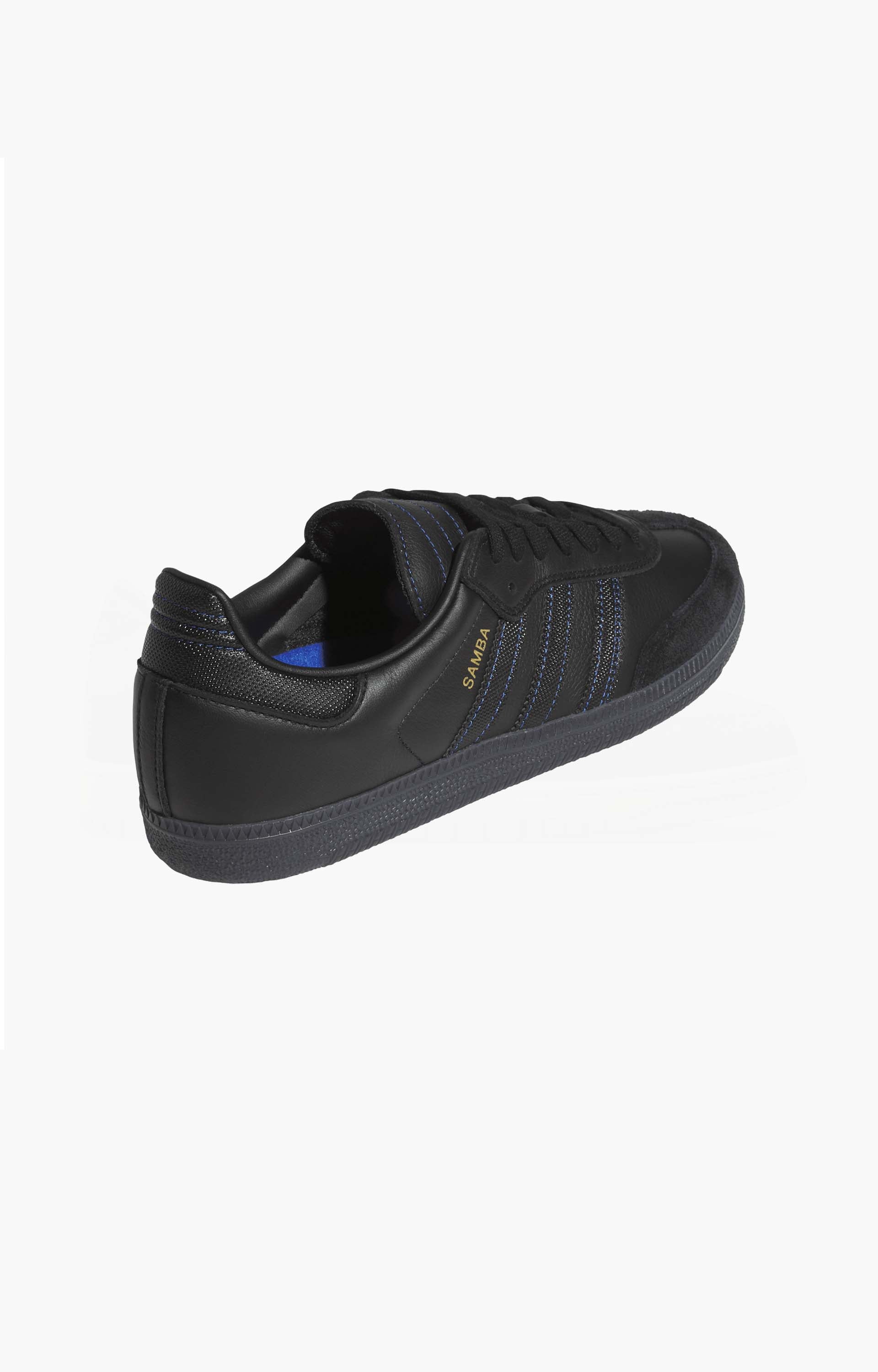 Adidas Samba ADV Shoes, Core Black/Core Black/Royal Blue