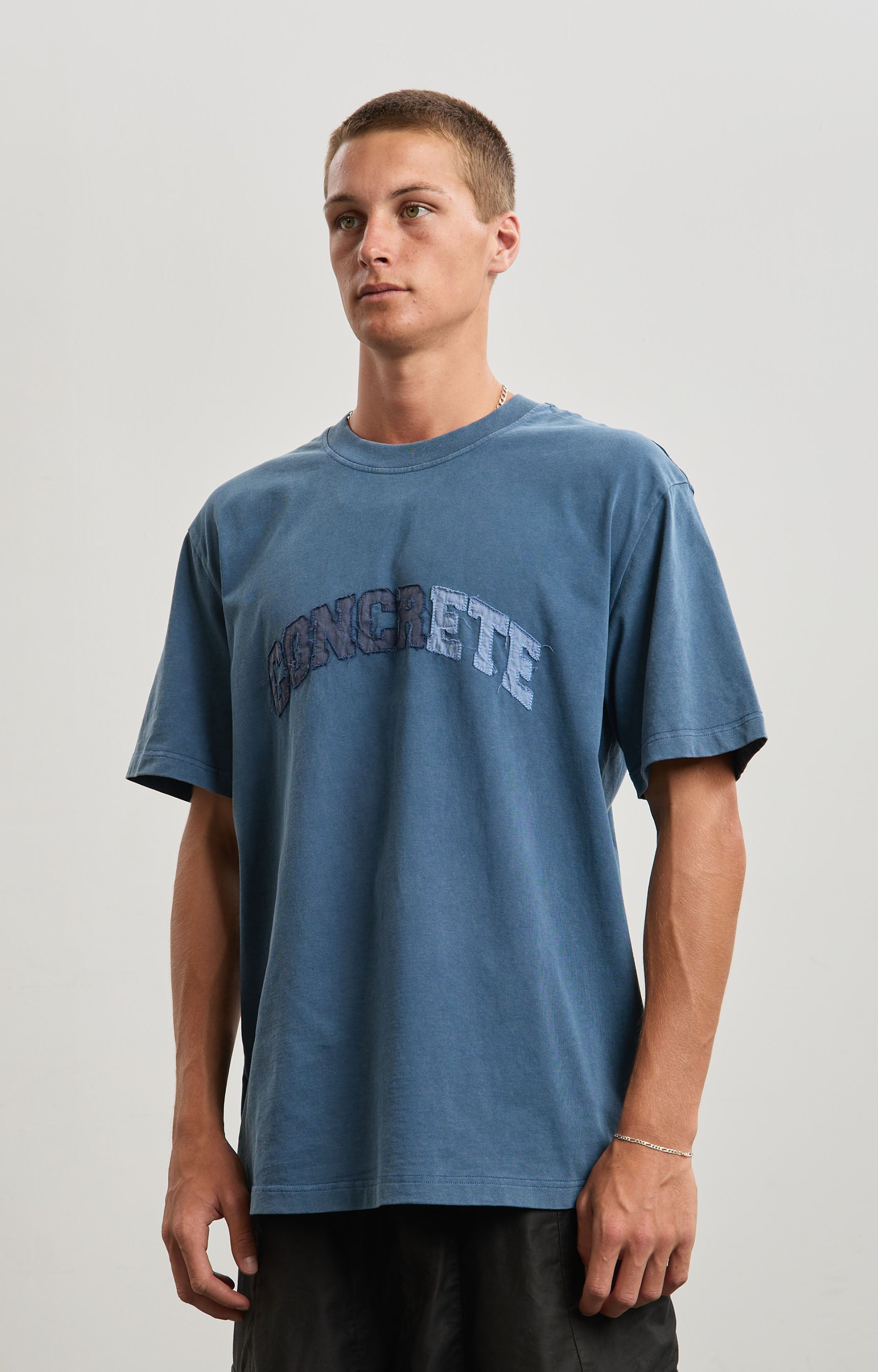 Concrete League T-Shirt, Spliced Blue