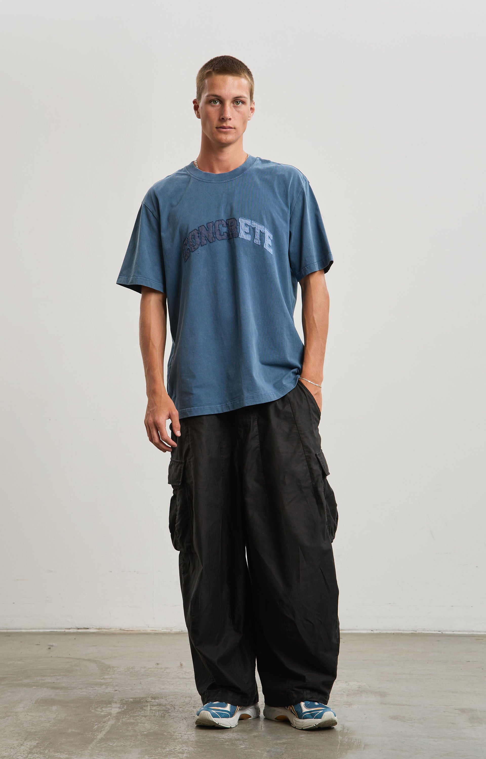 Concrete League T-Shirt, Spliced Blue