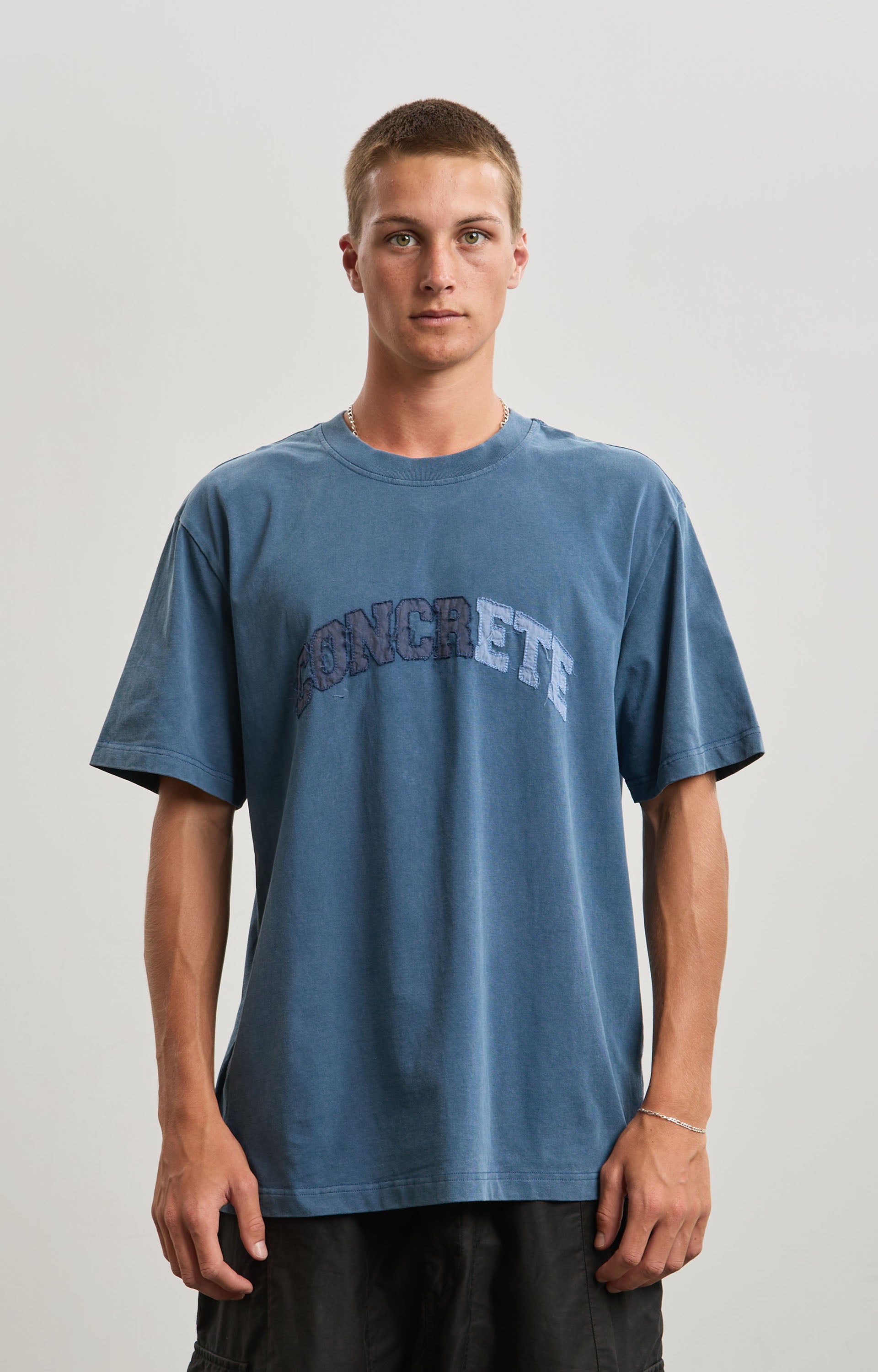 Concrete League T-Shirt, Spliced Blue